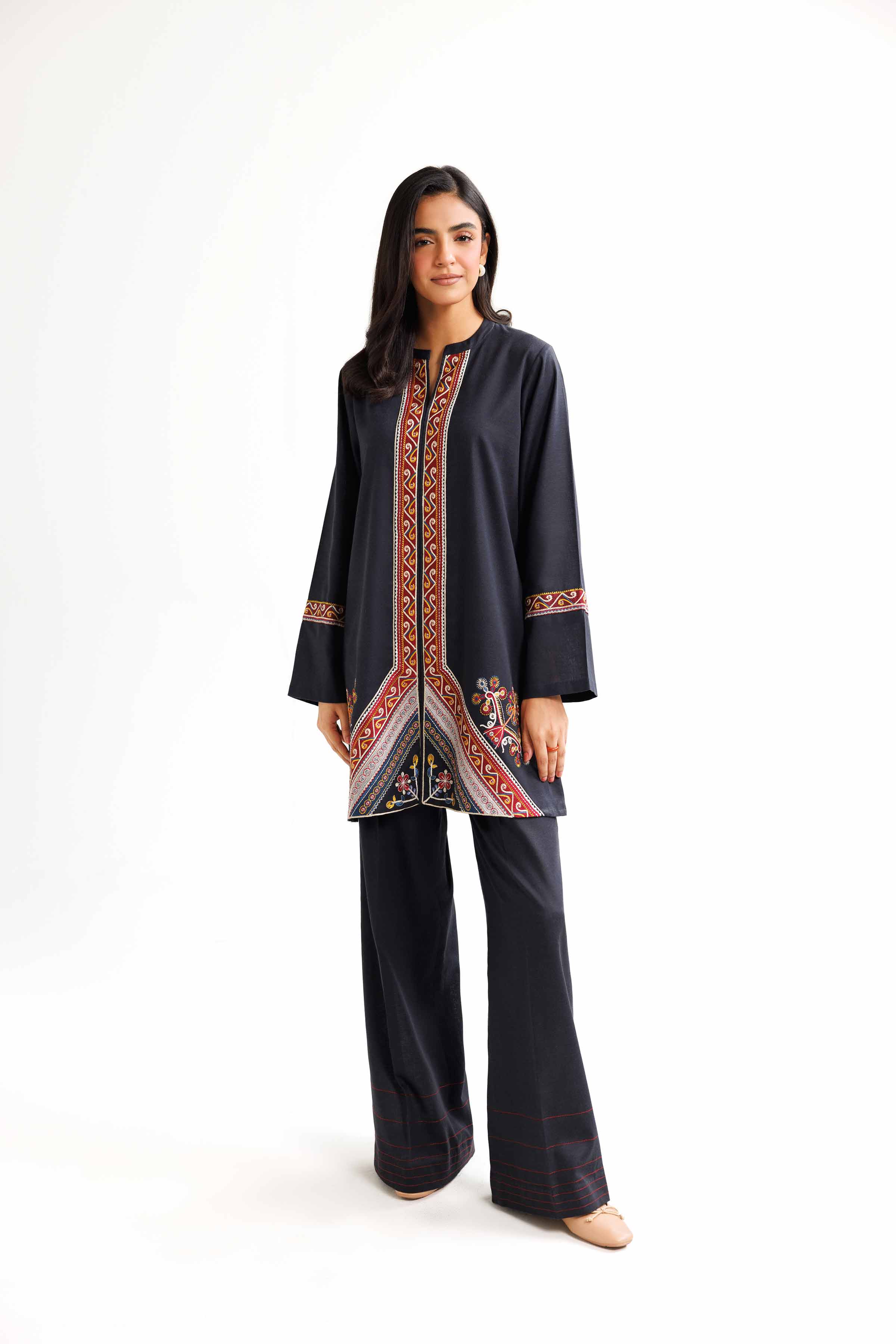 2 Piece - Embroidered Suit - AW24-07