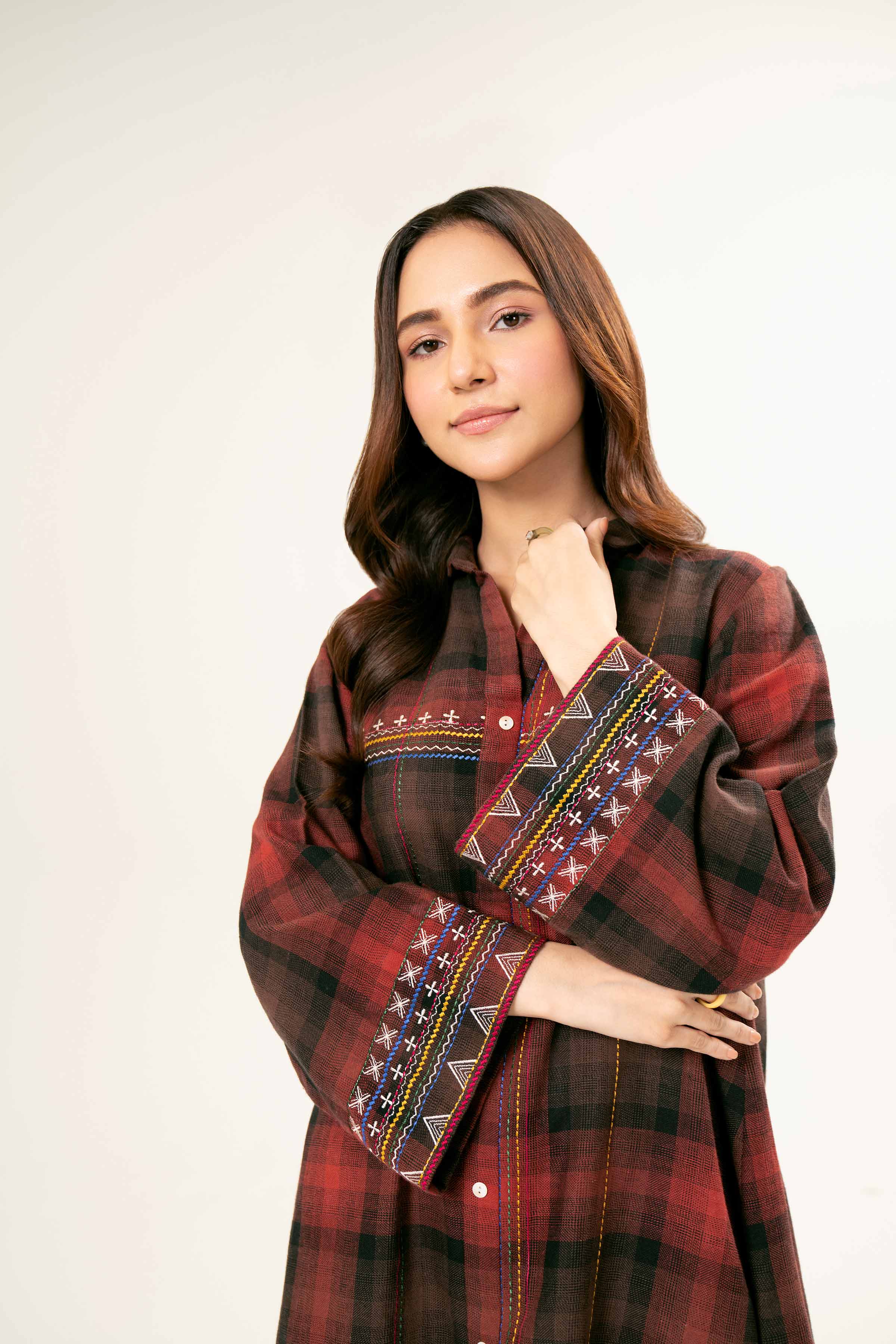 Printed Embroidered Tunic - AW24-42