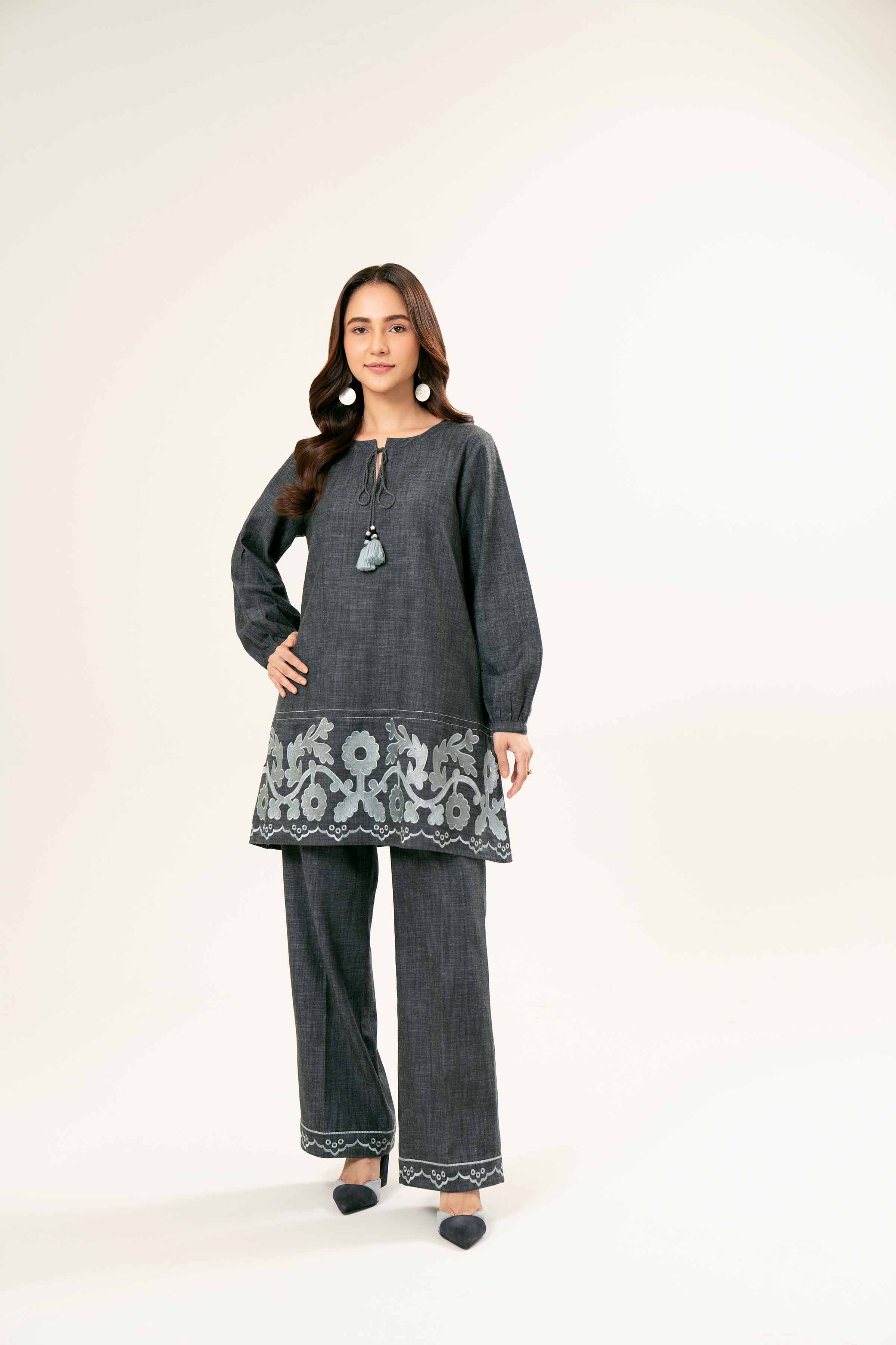 2 Piece - Embroidered Suit - AW24-44