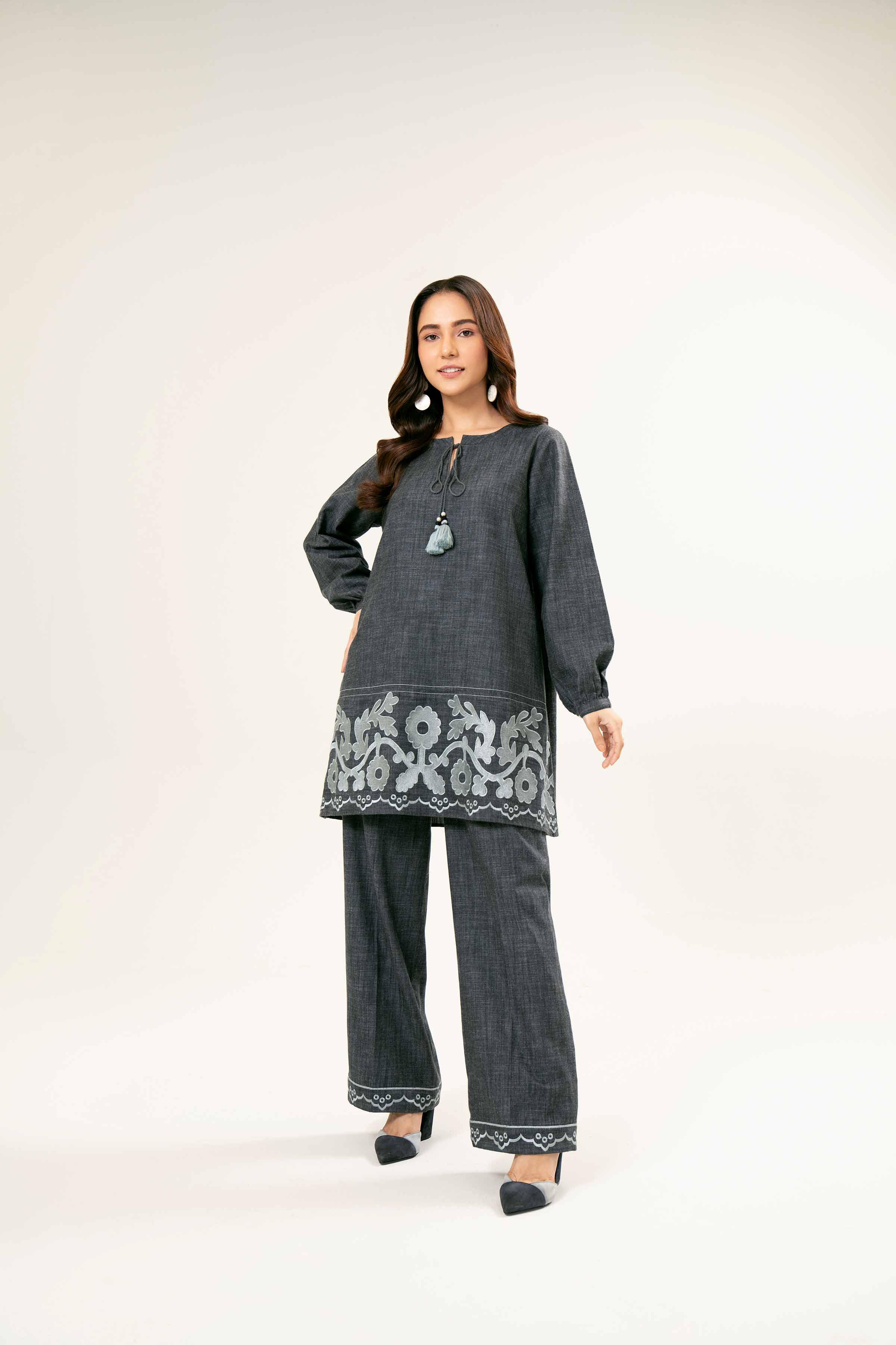 2 Piece - Embroidered Suit - AW24-44