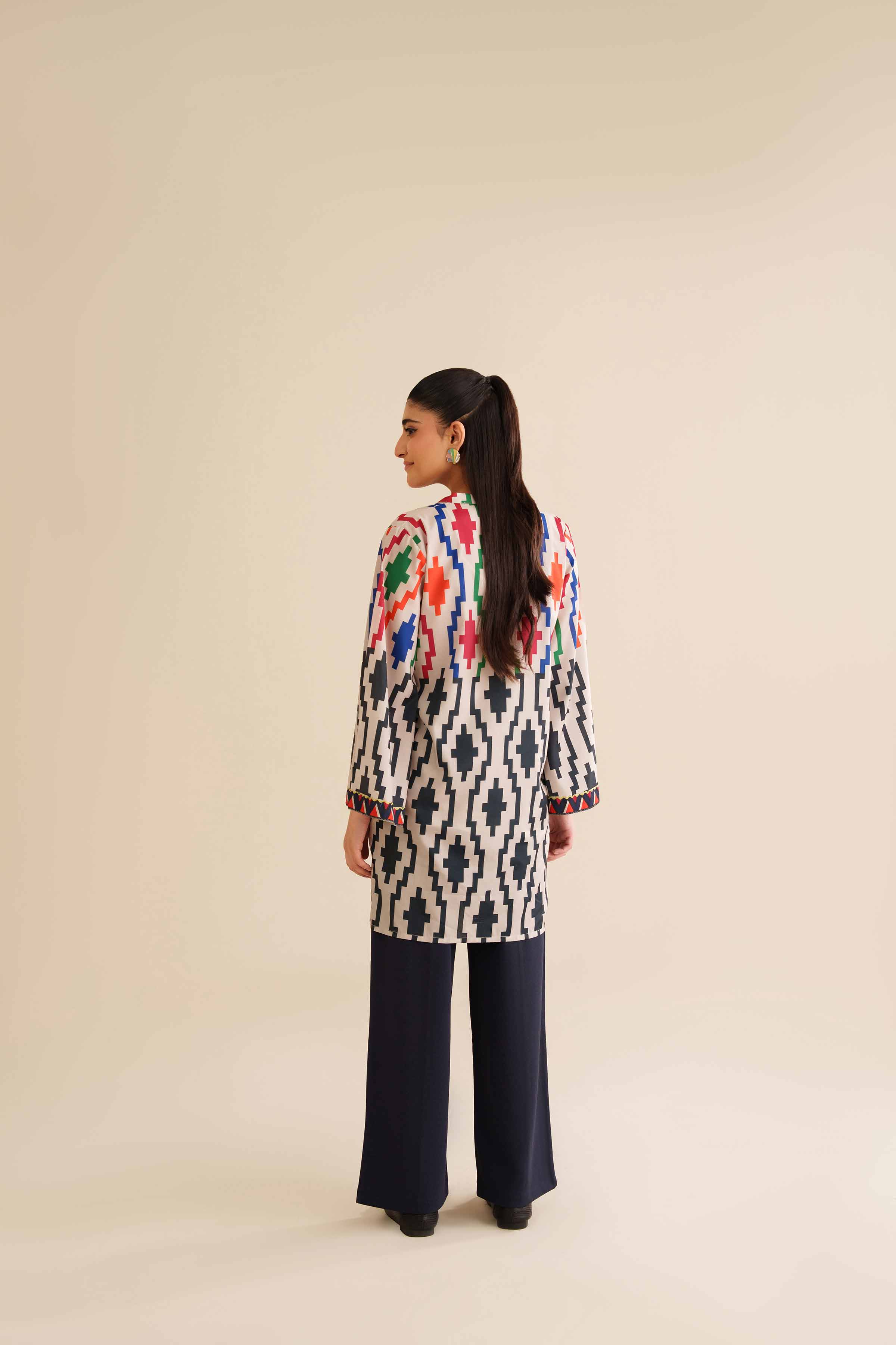 Printed Tunic - AW25-18 for Women - Pret Collection | Nishat | Shop Online