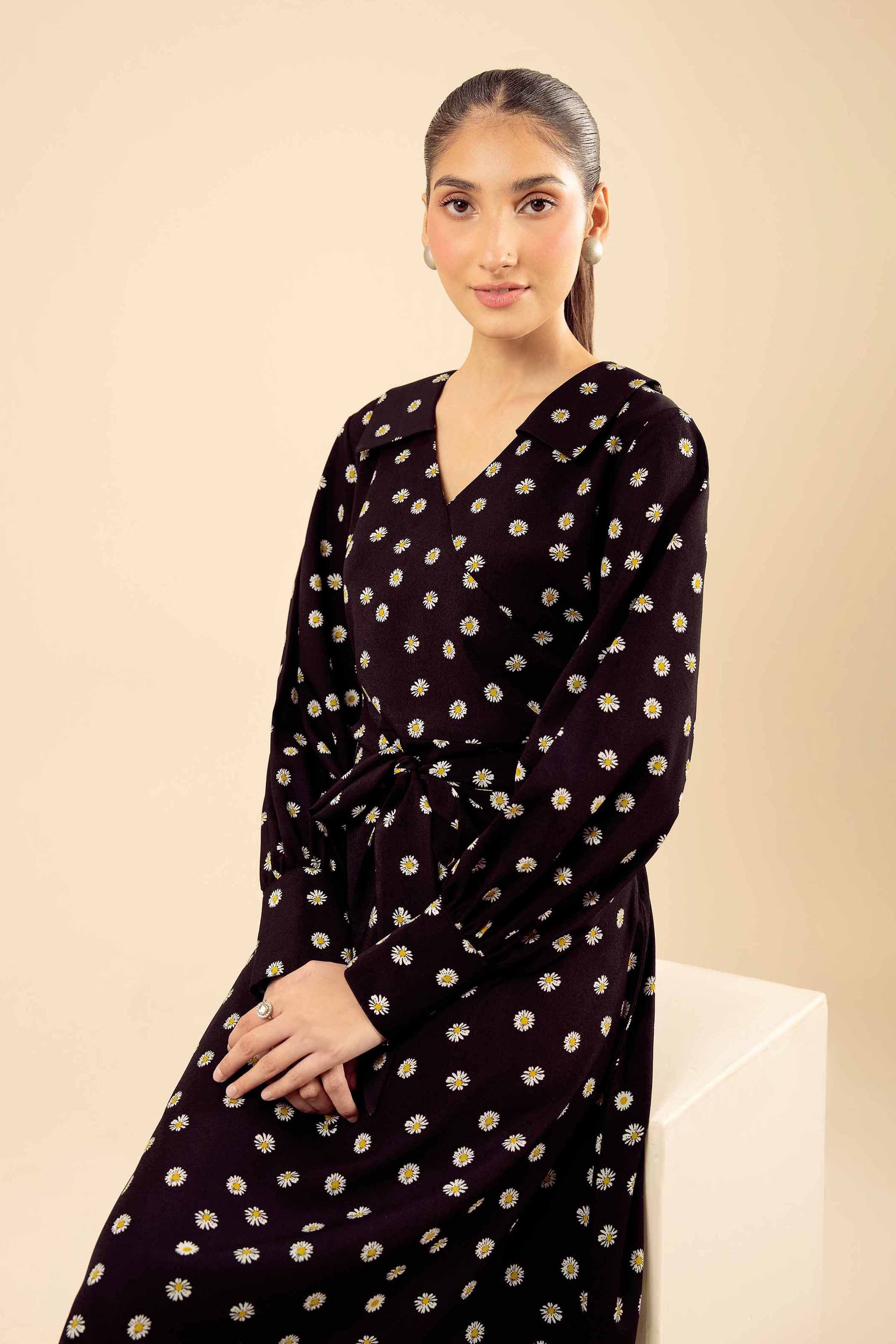 Printed Dress - AW25-26 for Women - Pret Collection | Nishat | Shop Online