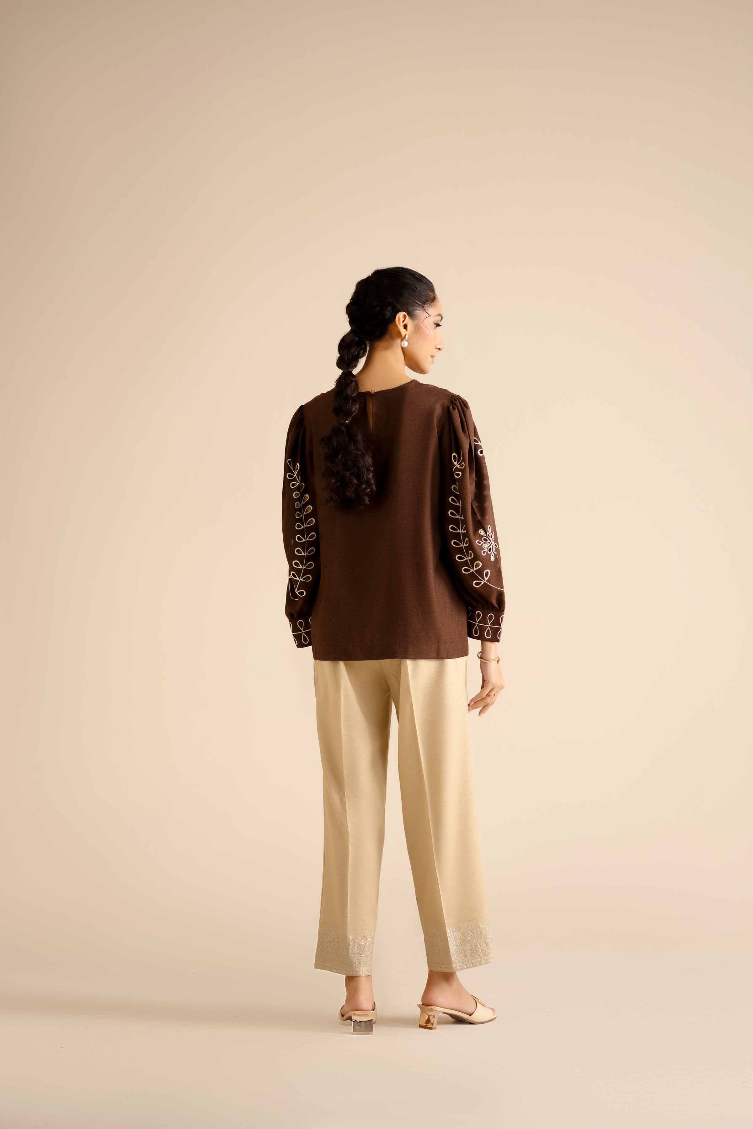 Embroidered Tunic - AW25-32 for Women - Pret Collection | Nishat | Shop Online