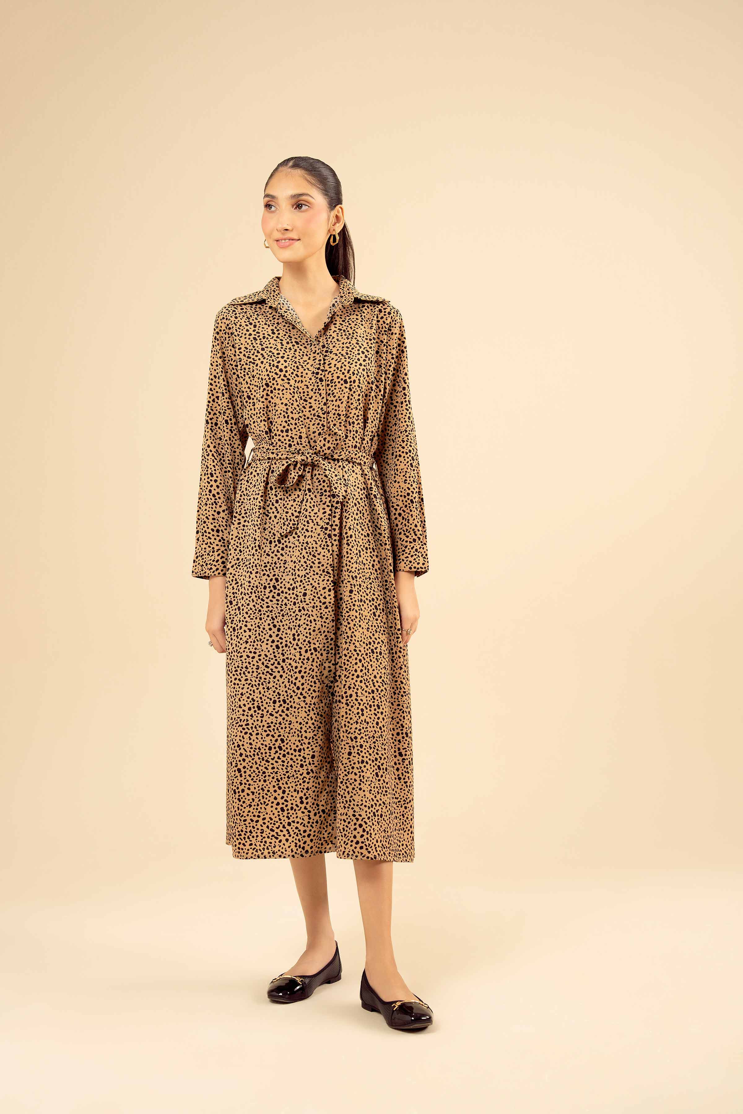 Printed Dress - AW25-42 for Women - Pret Collection | Nishat | Shop Online