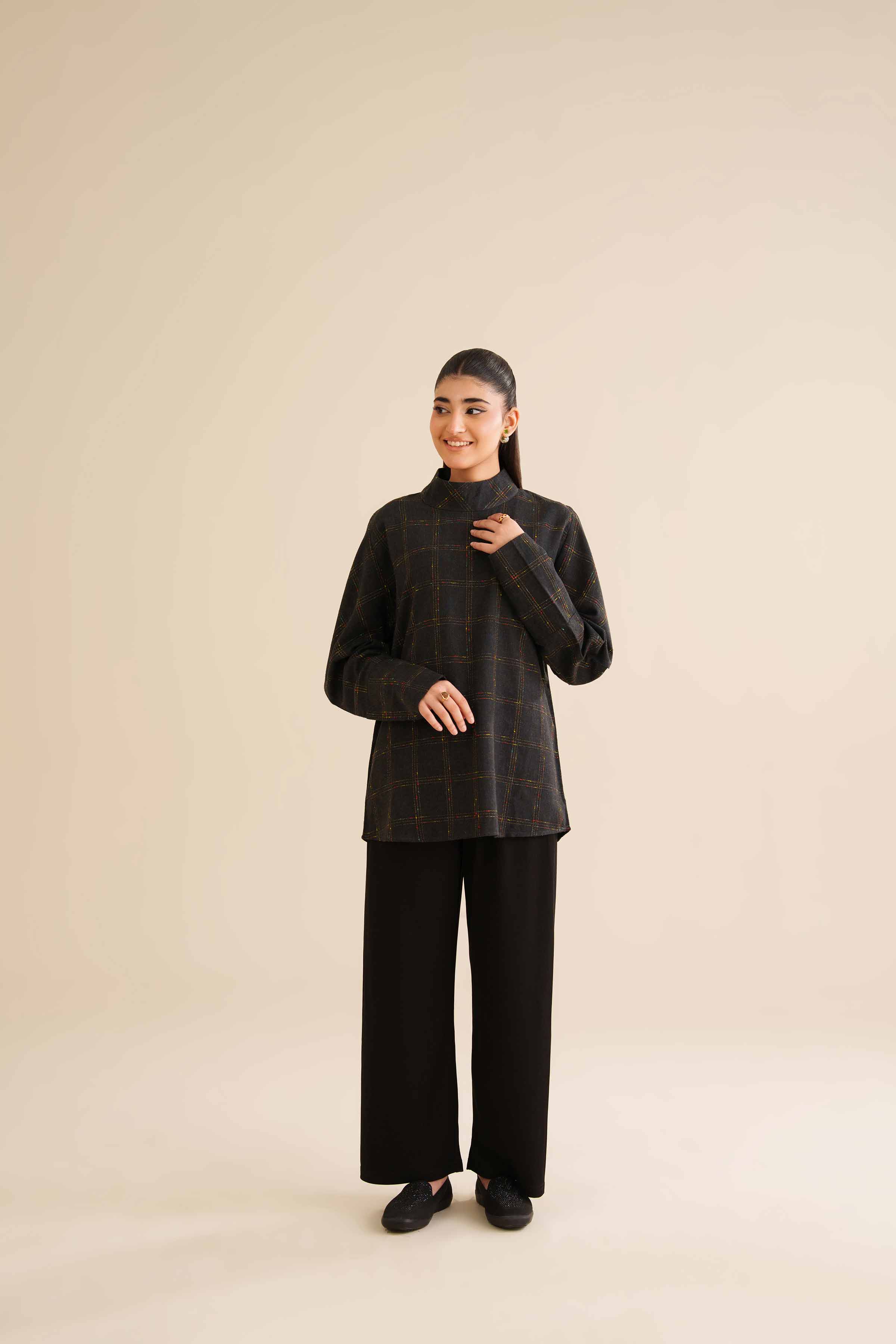 Printed Tunic - AW25-11 for Women - Pret Collection | Nishat | Shop Online