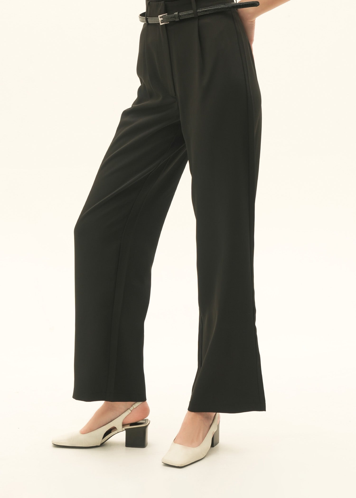 Tailored Wide Leg Trousers - KOA