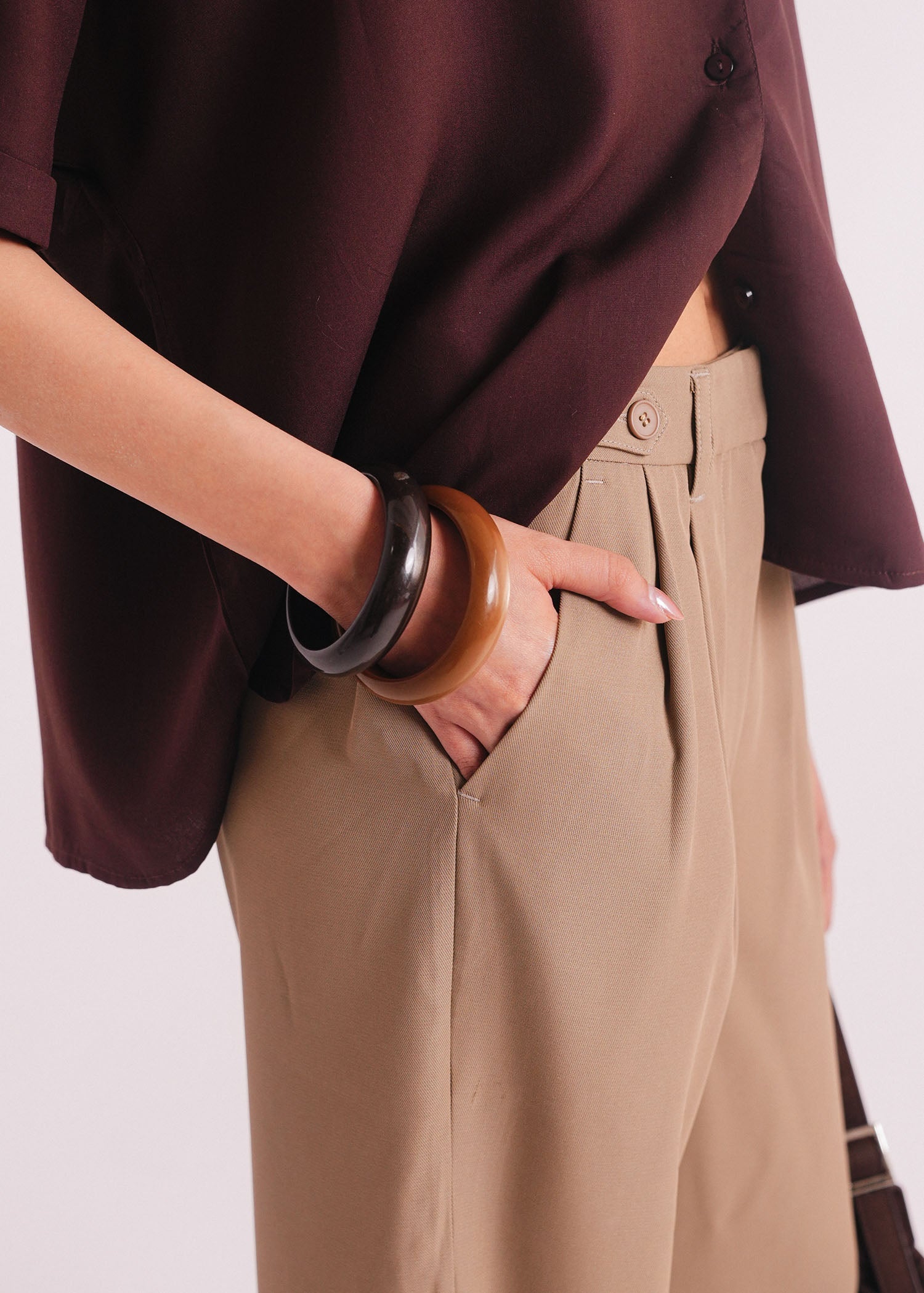 Tailored Pants with Tab Details- WS26-244
