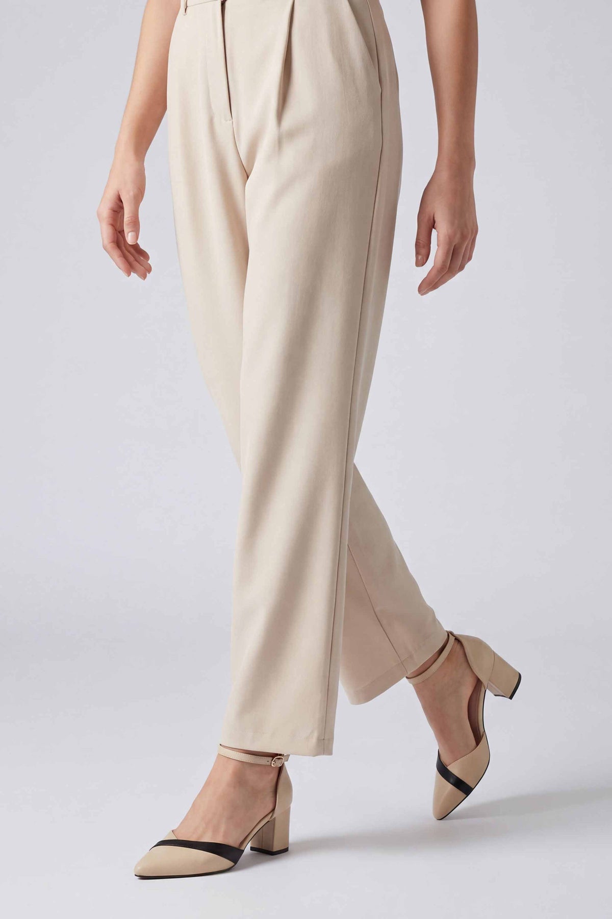 Dyed Pants-Nude