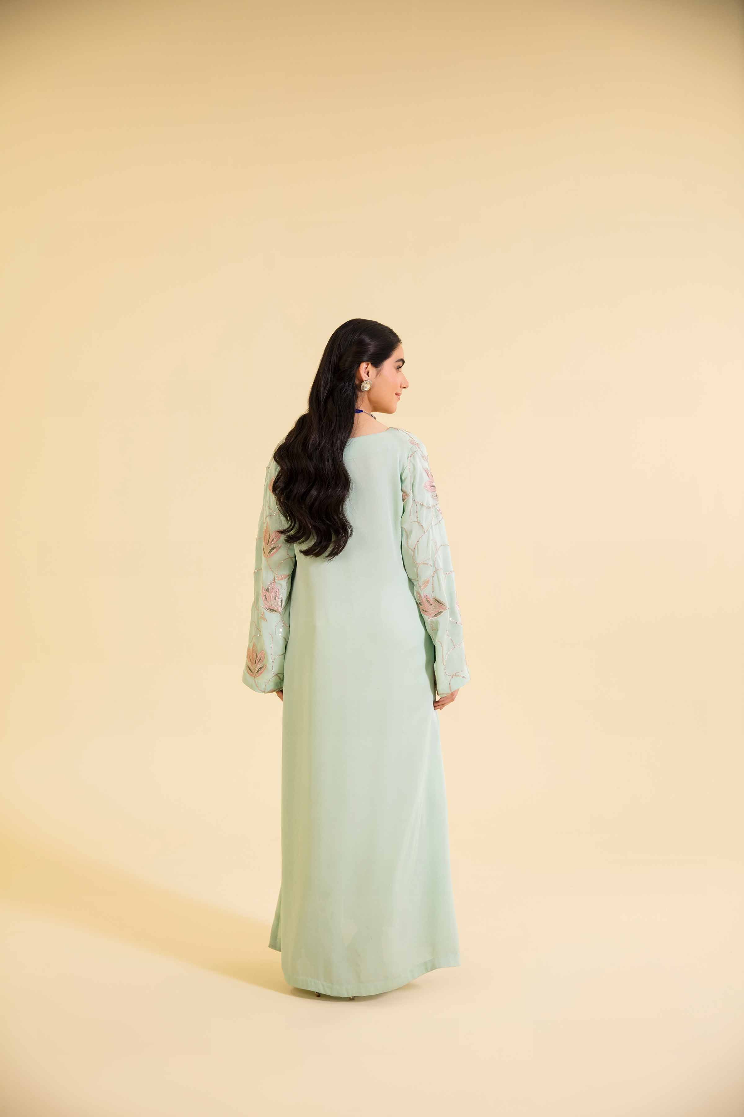 Embroidered Long Dress - FE24-12