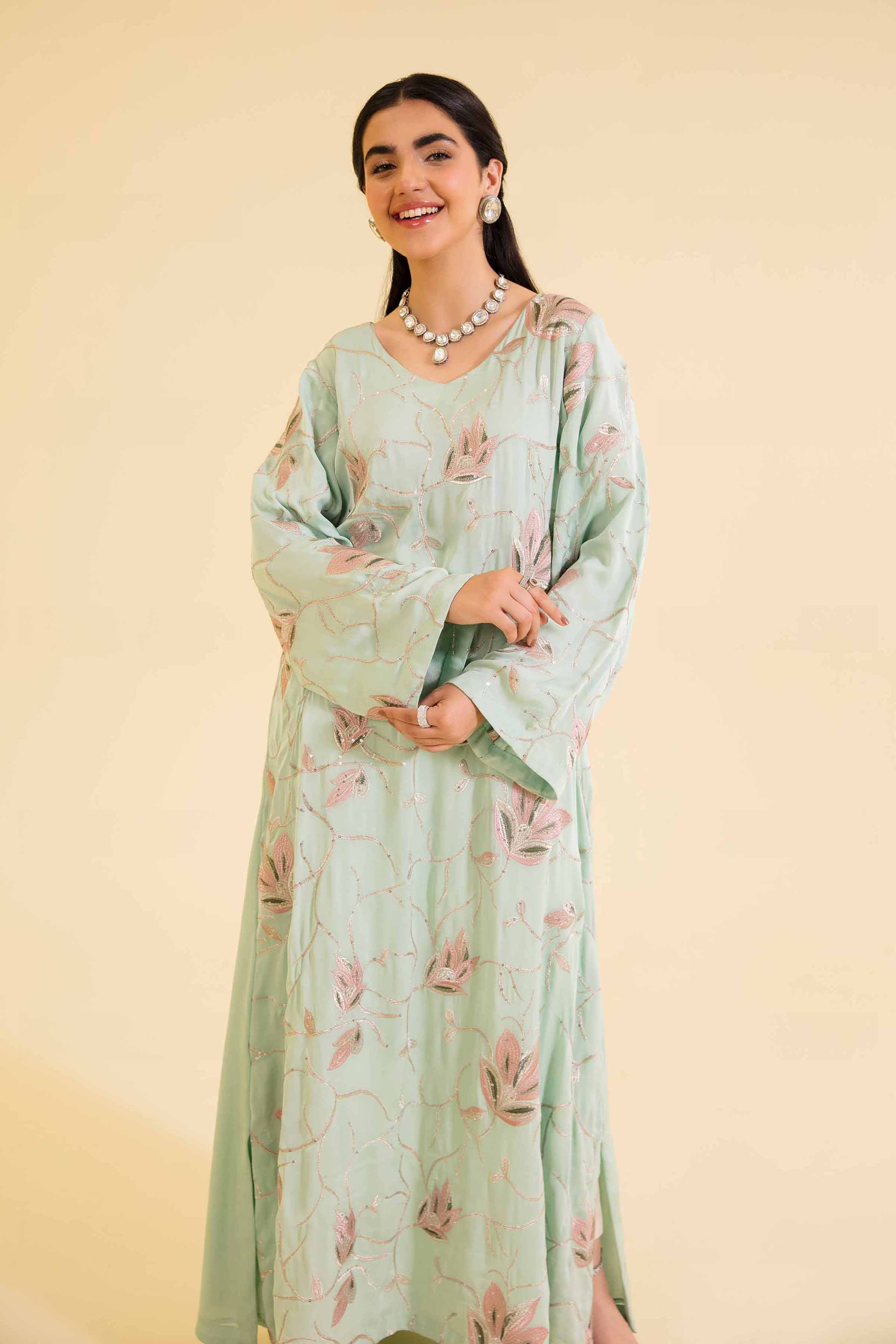 Embroidered Long Dress - FE24-12