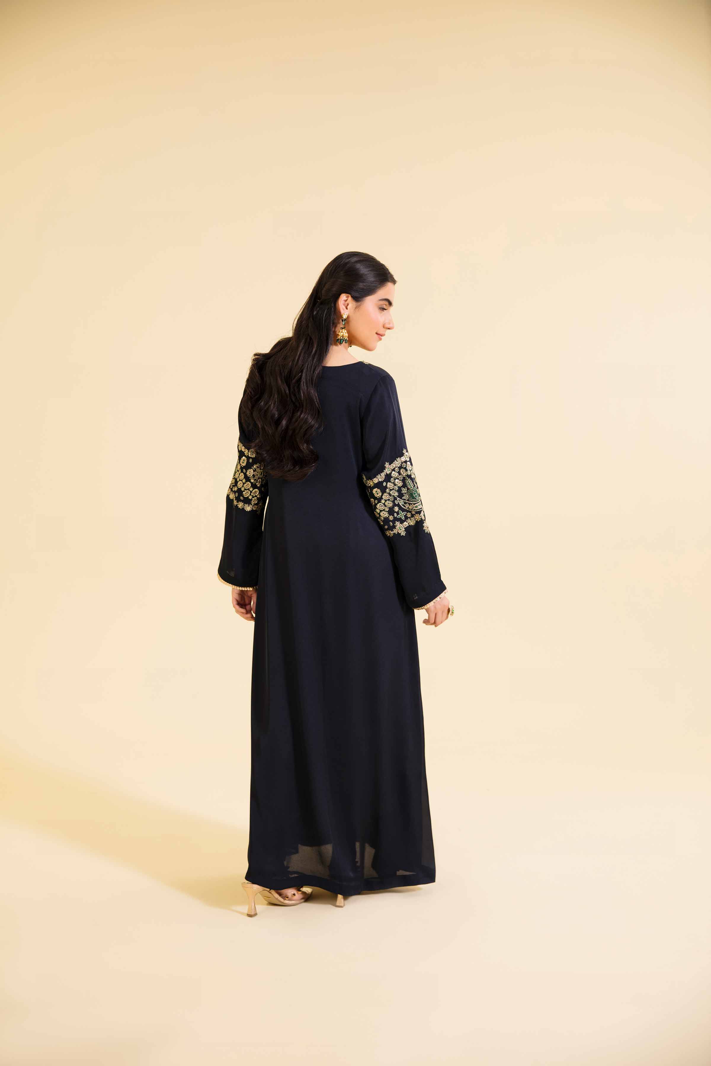 Embroidered Long Dress - FE24-15