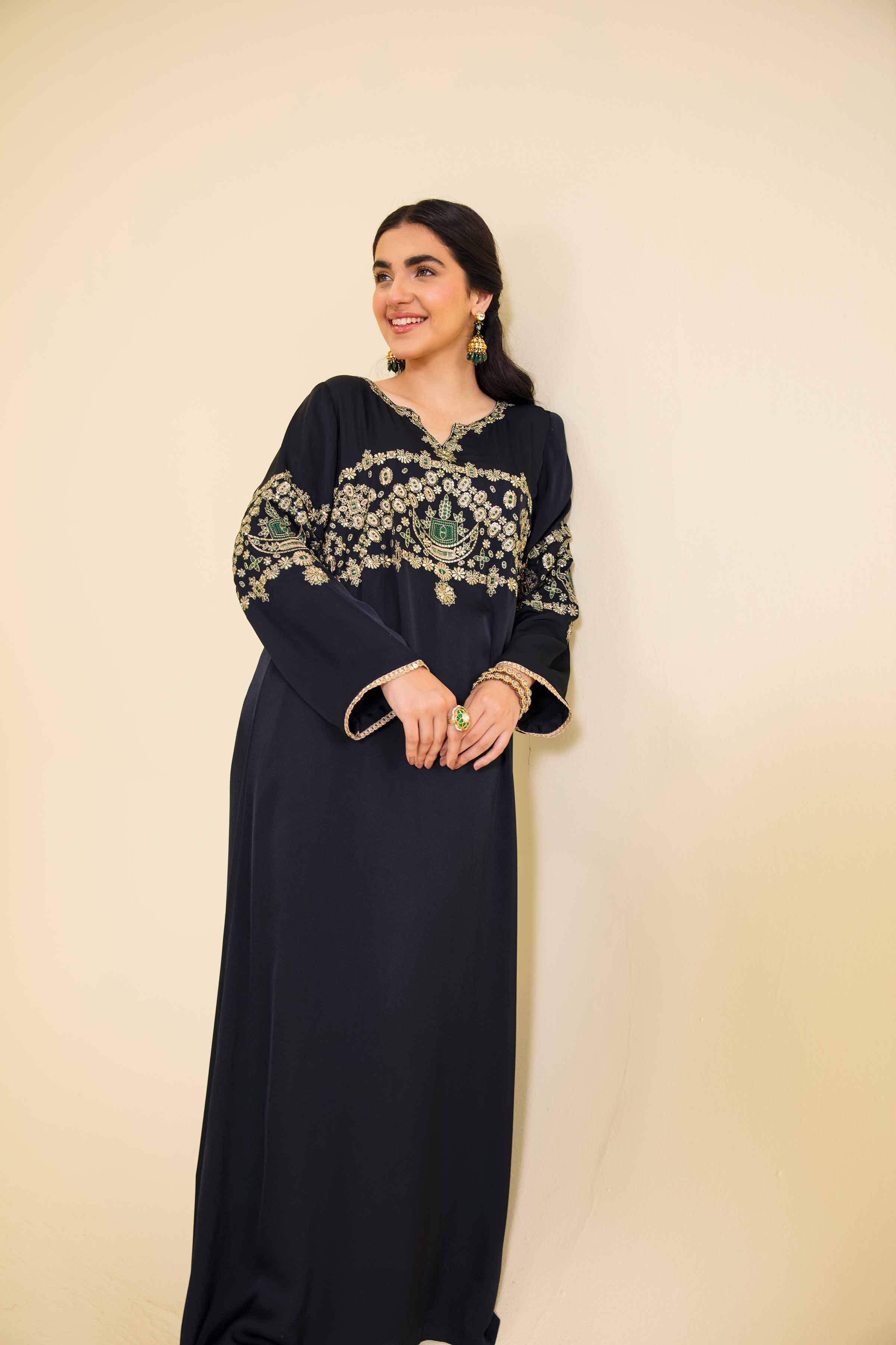 Embroidered Long Dress - FE24-15