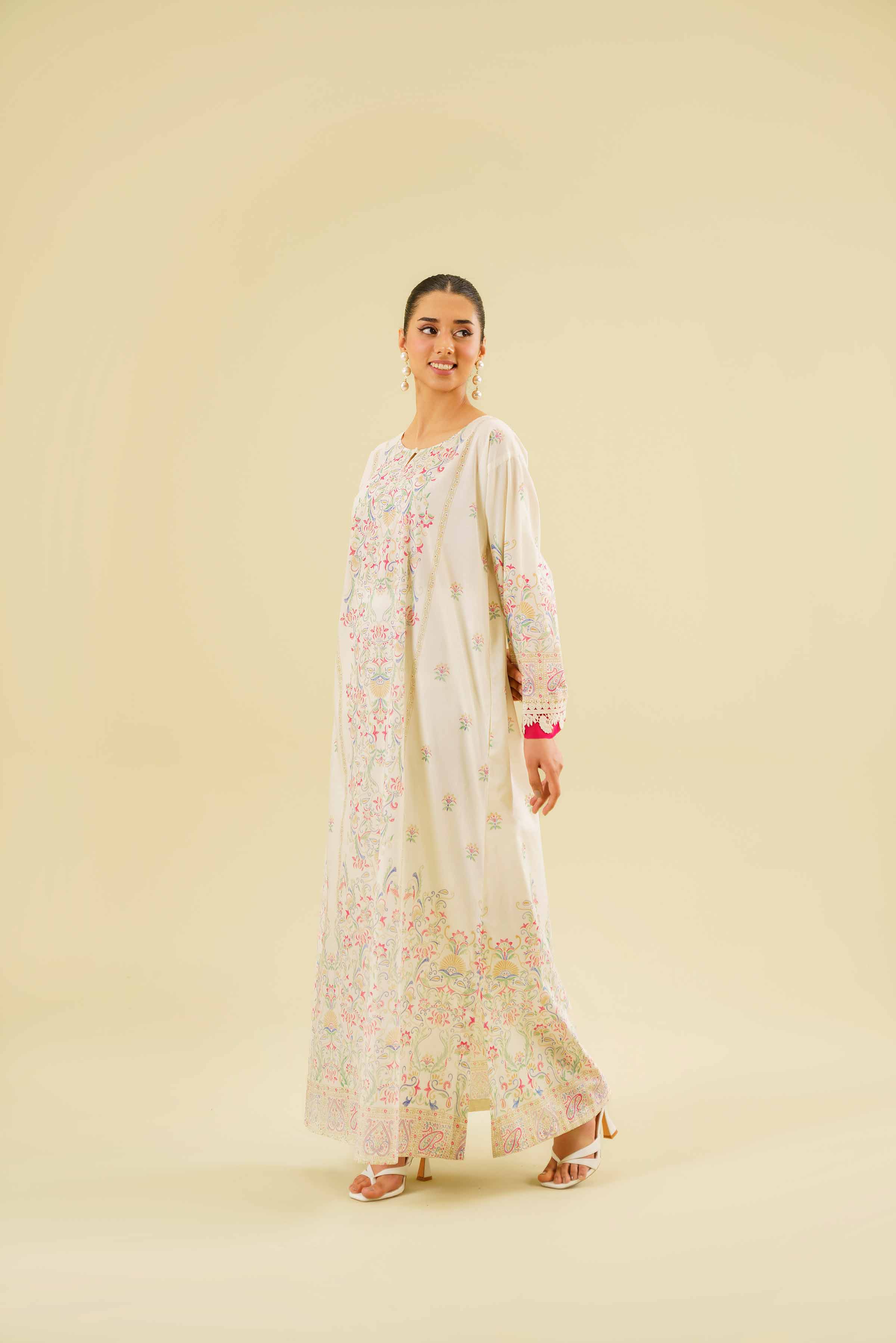 Printed Long Dress - FE24-58