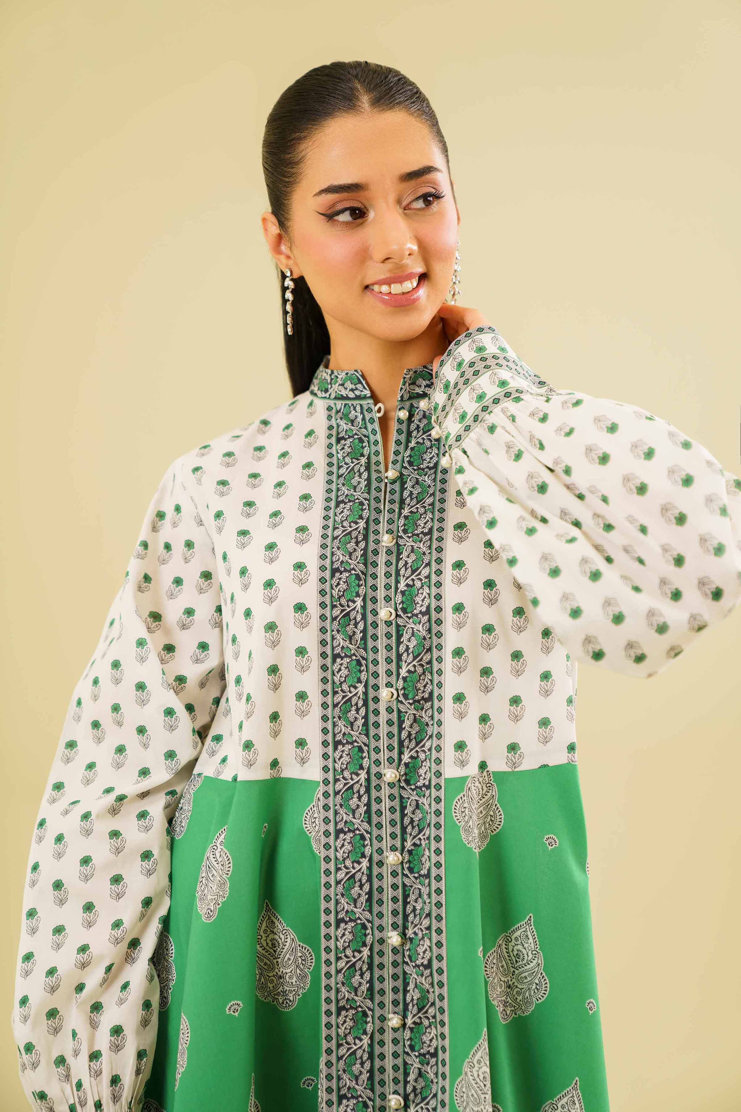 Printed Long Dress - FE24-59