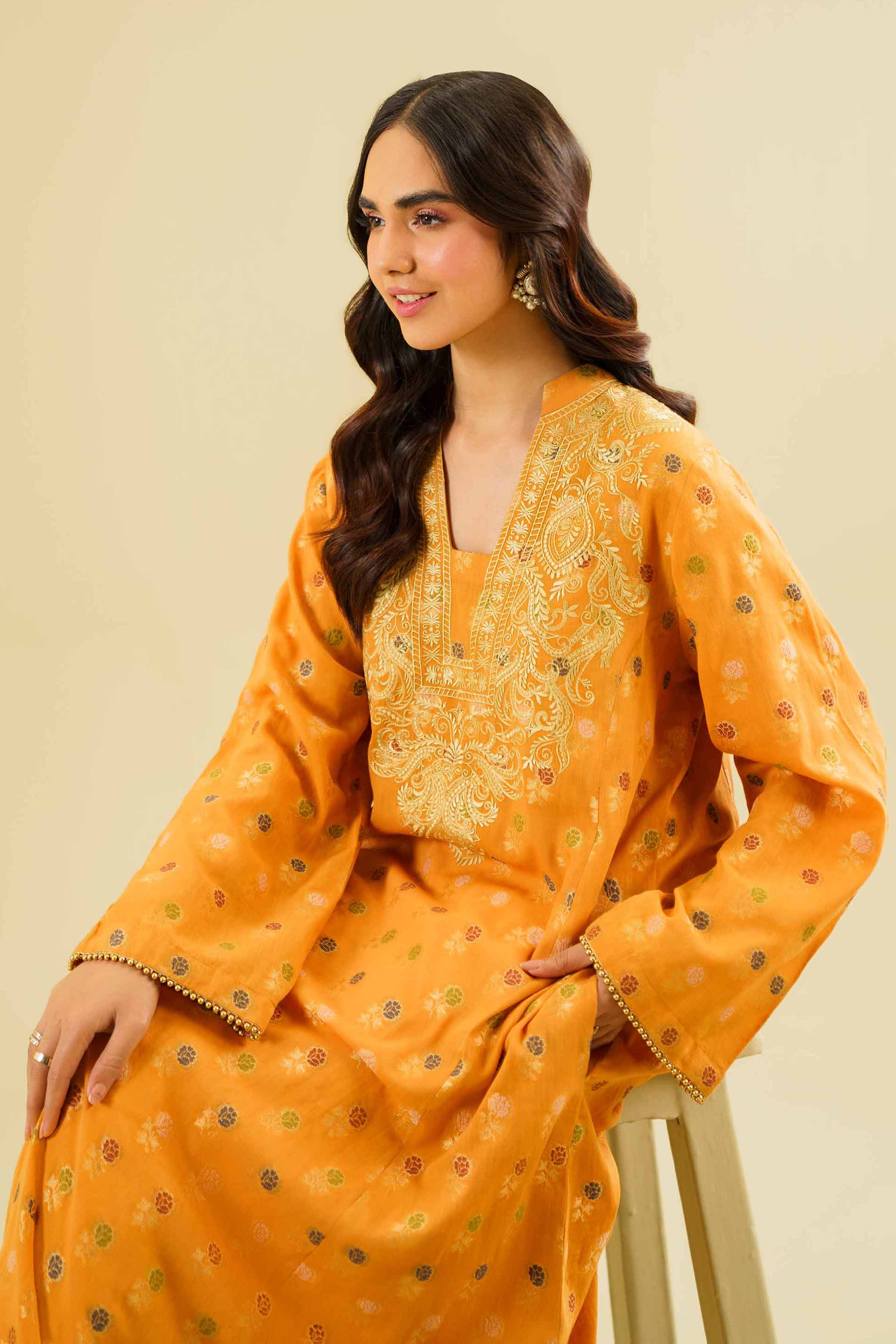 Embroidered Long Dress - FE24-67