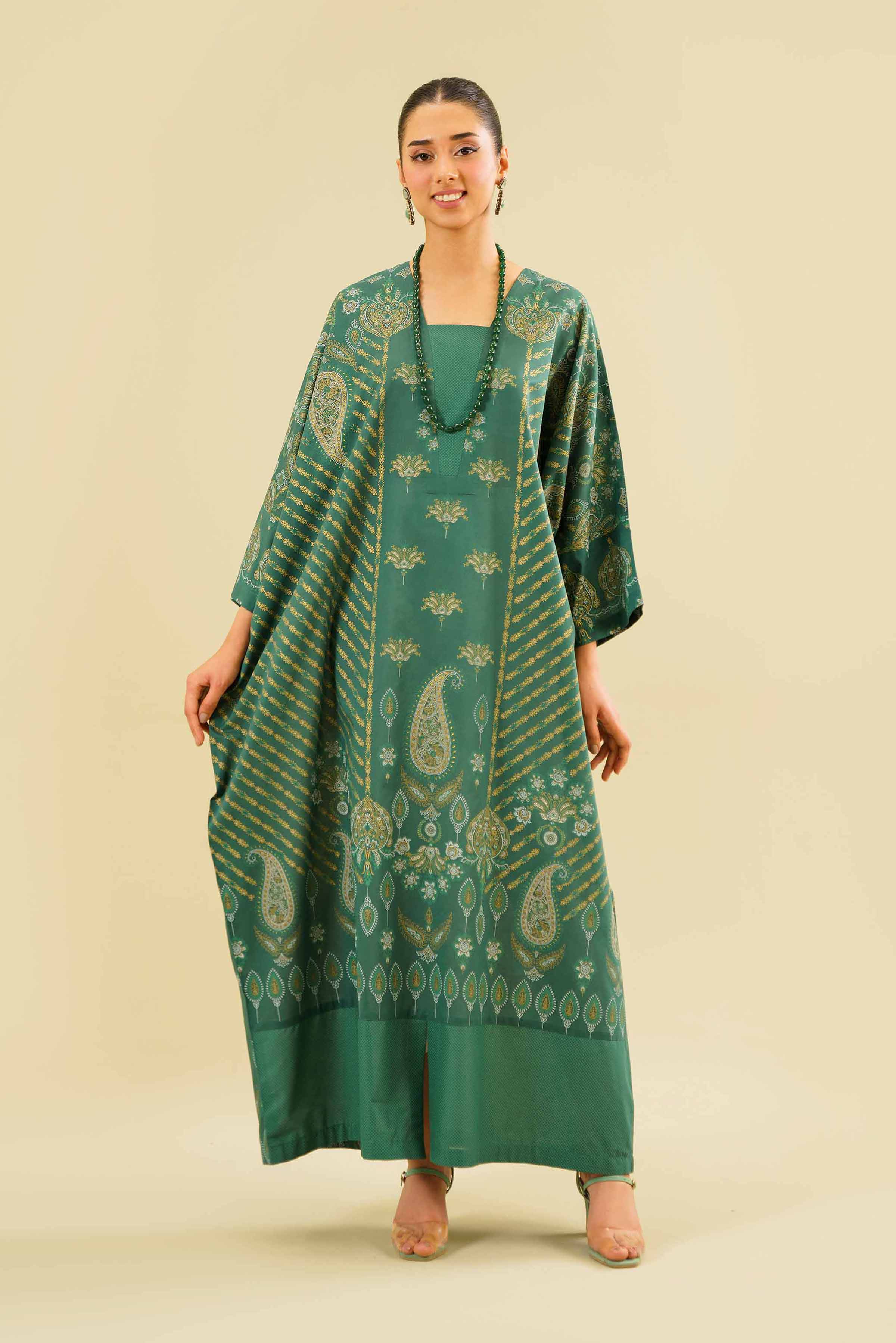 Printed Long Dress - FE24-68