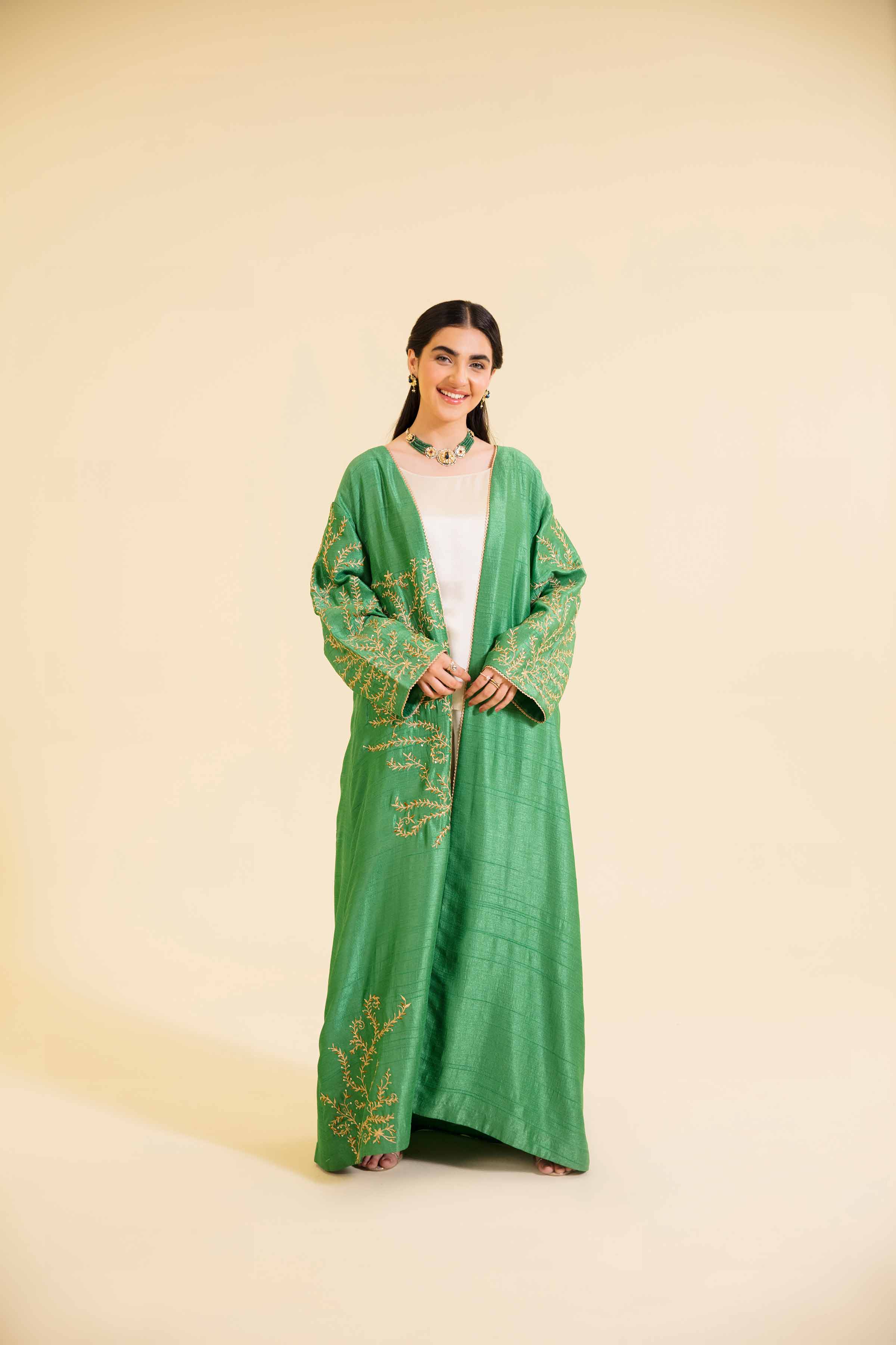 Embroidered Long Dress - FE24-72
