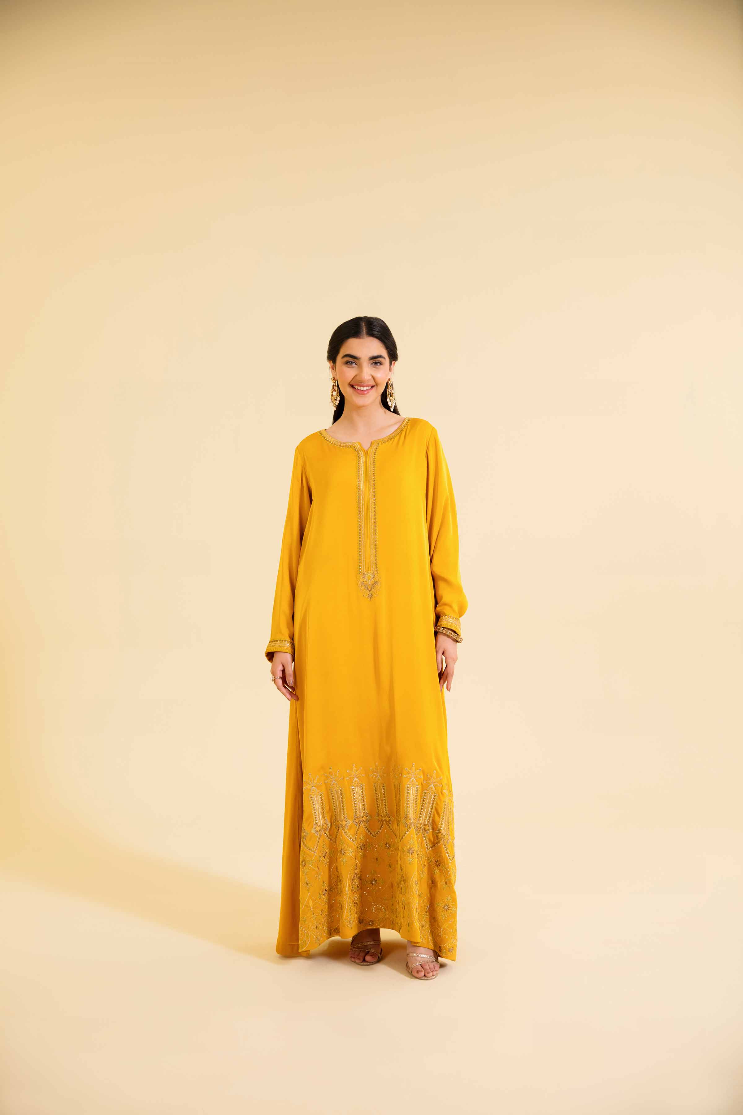 Embroidered Long Dress - FE24-73