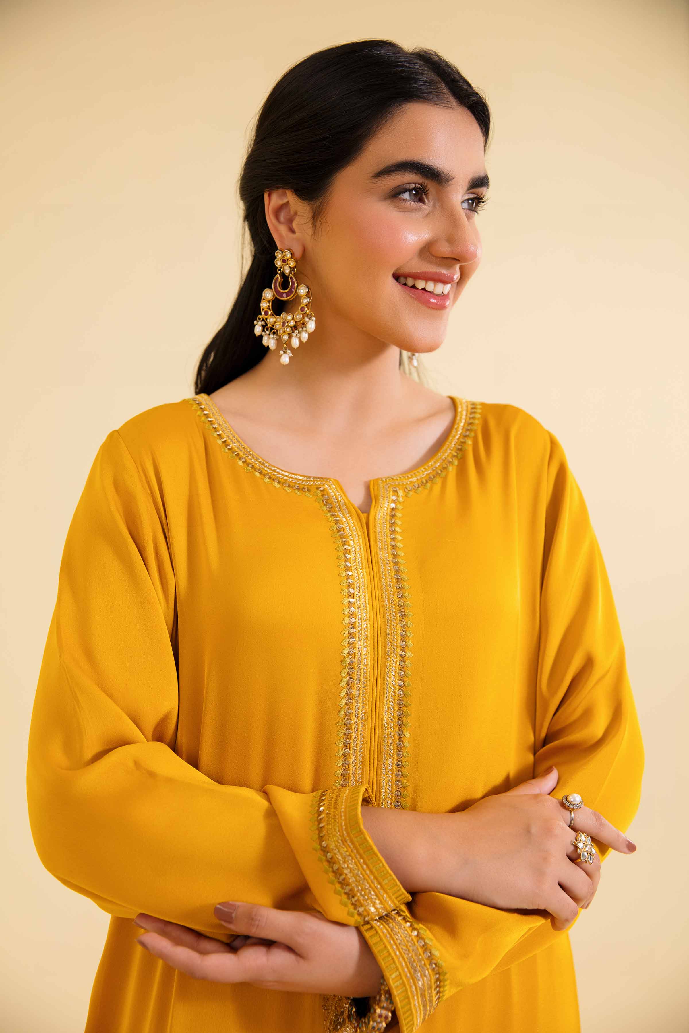 Embroidered Long Dress - FE24-73