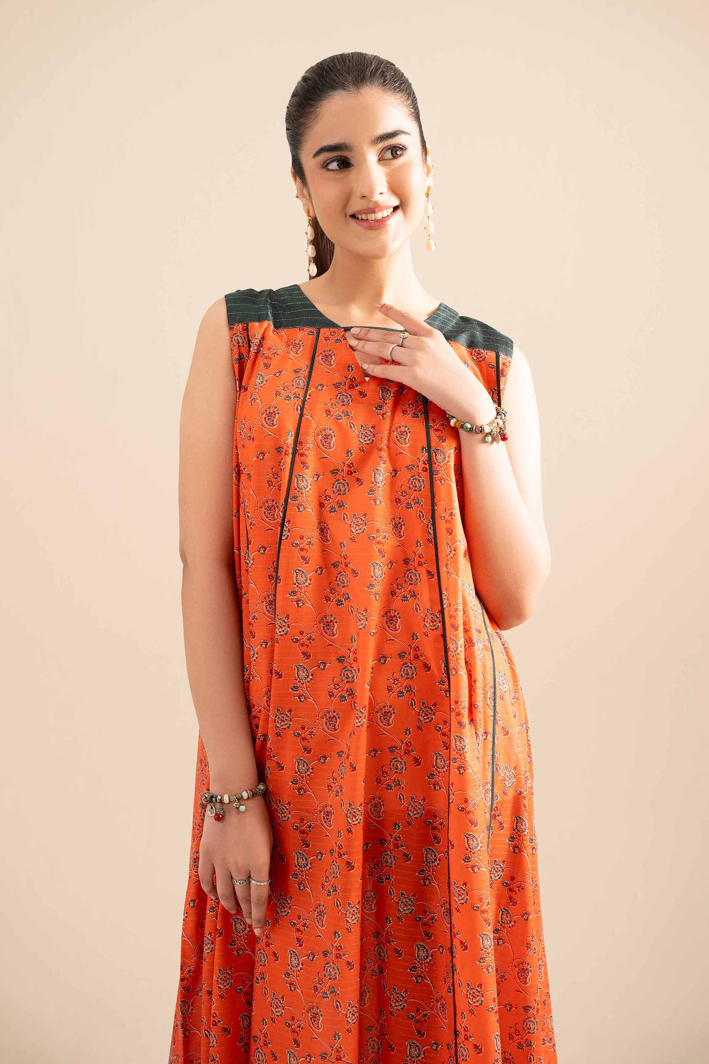 Printed Dress - FE25-115 for Women - Pret Collection | Nishat | Shop Online