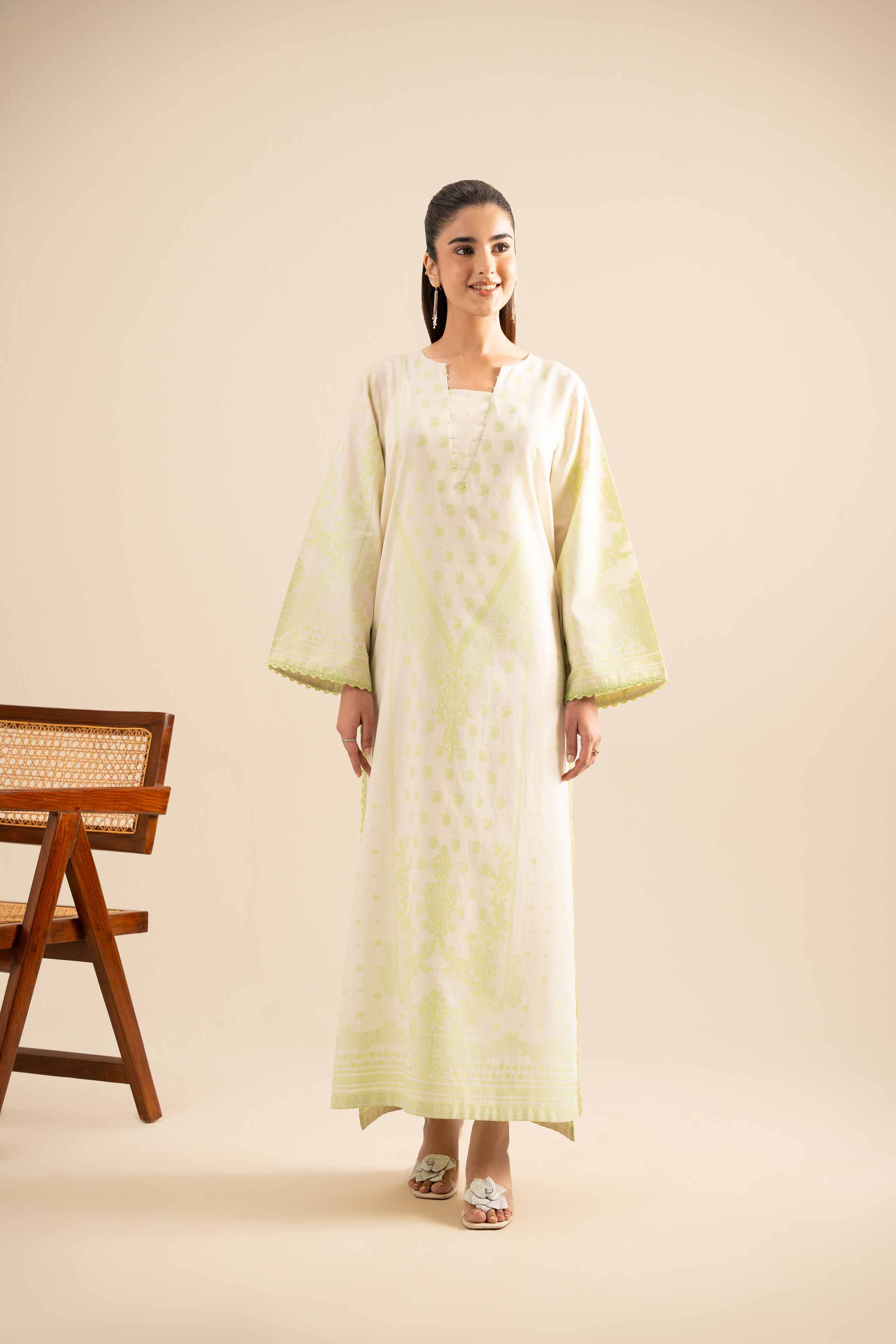 Printed Shirt - FE25-117 for Women - Pret Collection | Nishat | Shop Online
