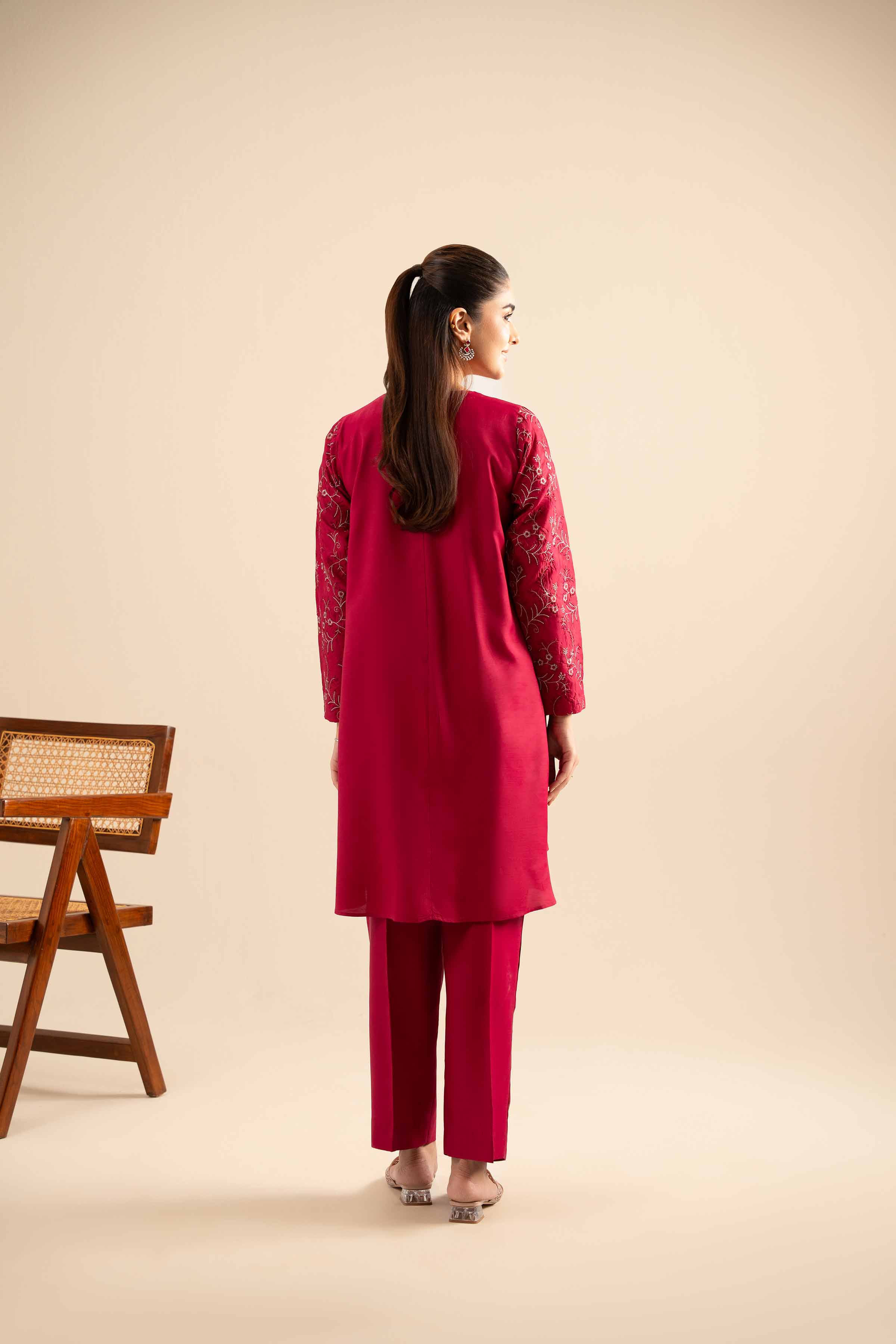 2 Piece - Embroidered Suit - FE25-25