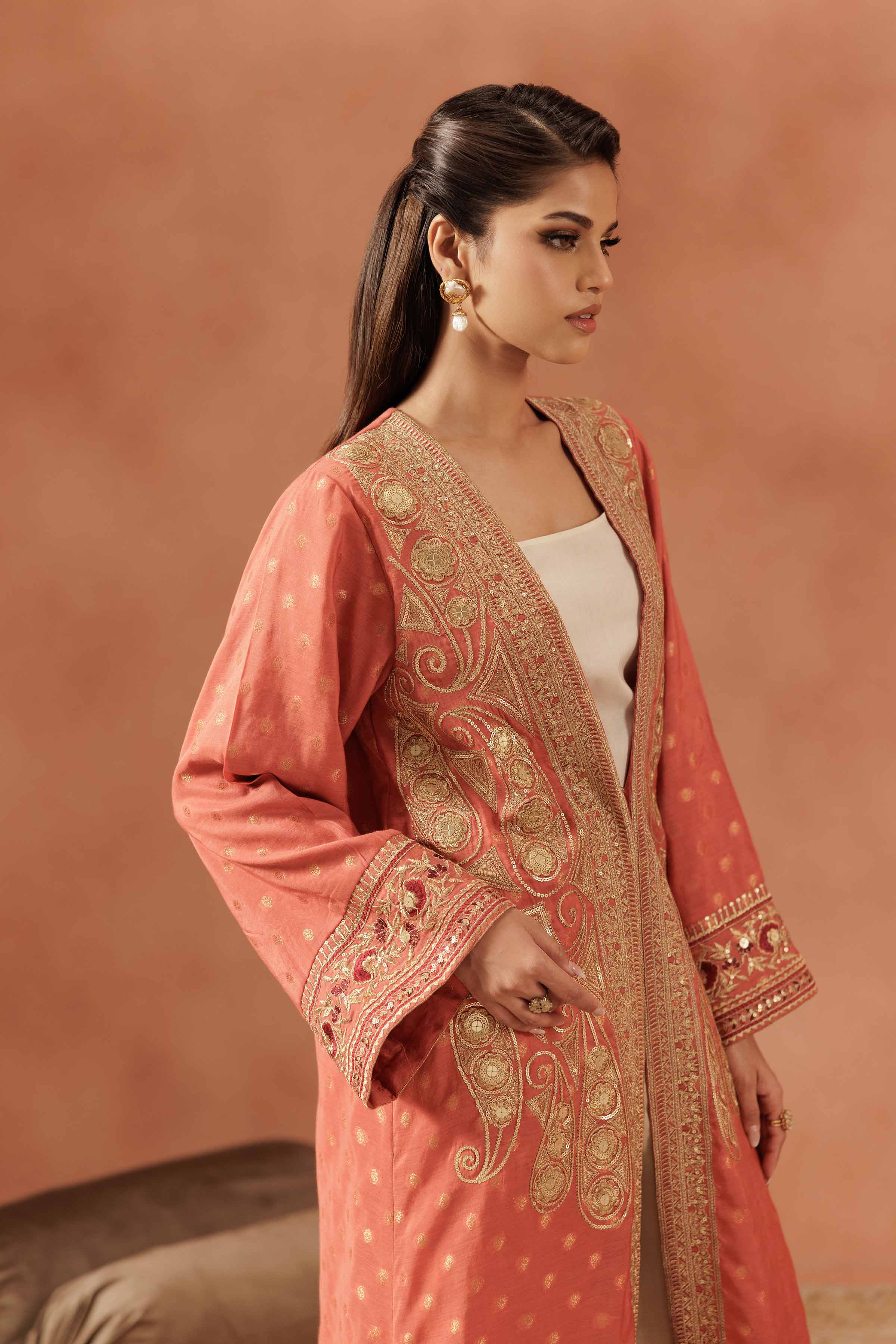 Embroidered Gown - FE25-65 For Women - Pret Collection | Nishat | Shop Online