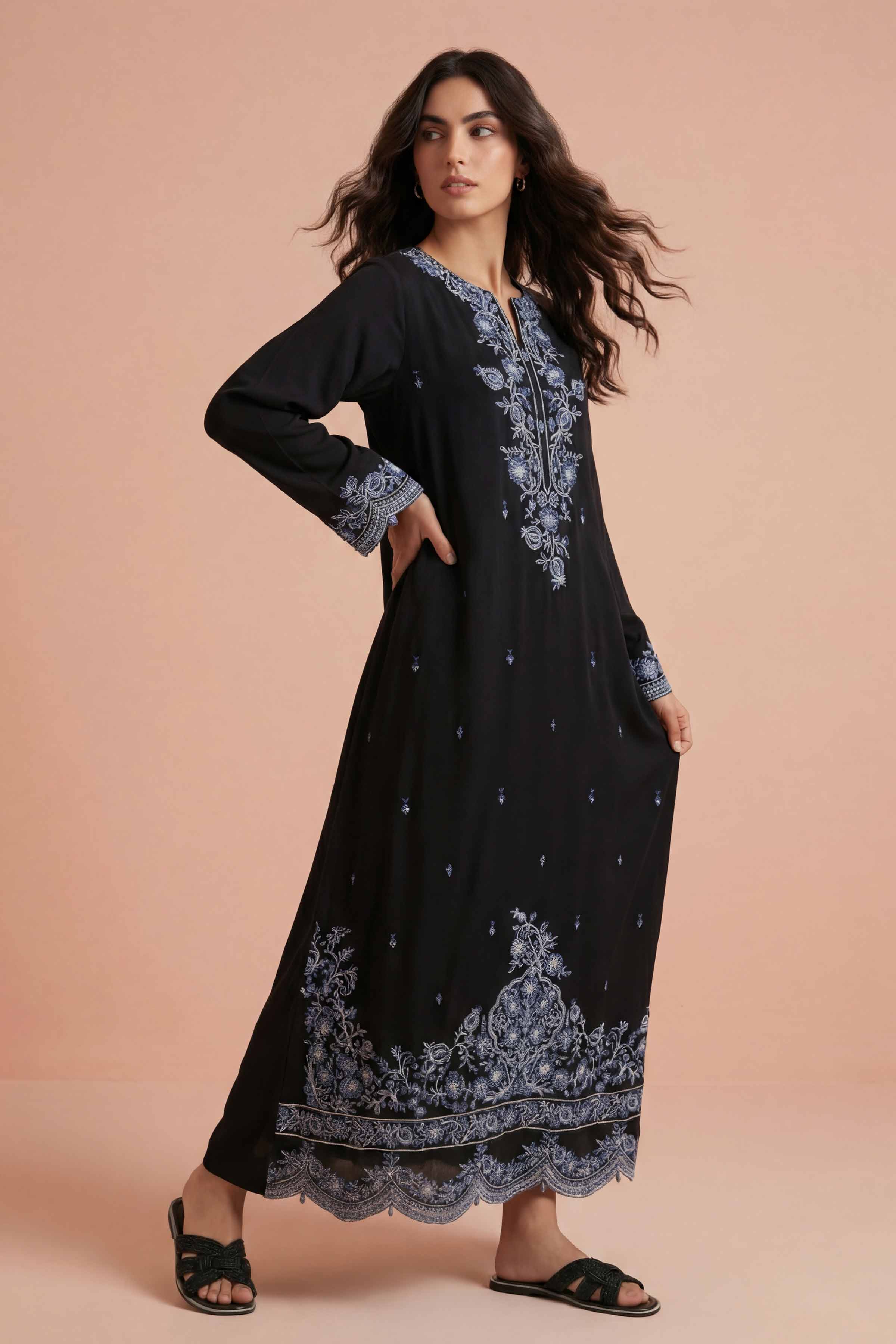 Embroidered Dress - FE26-01