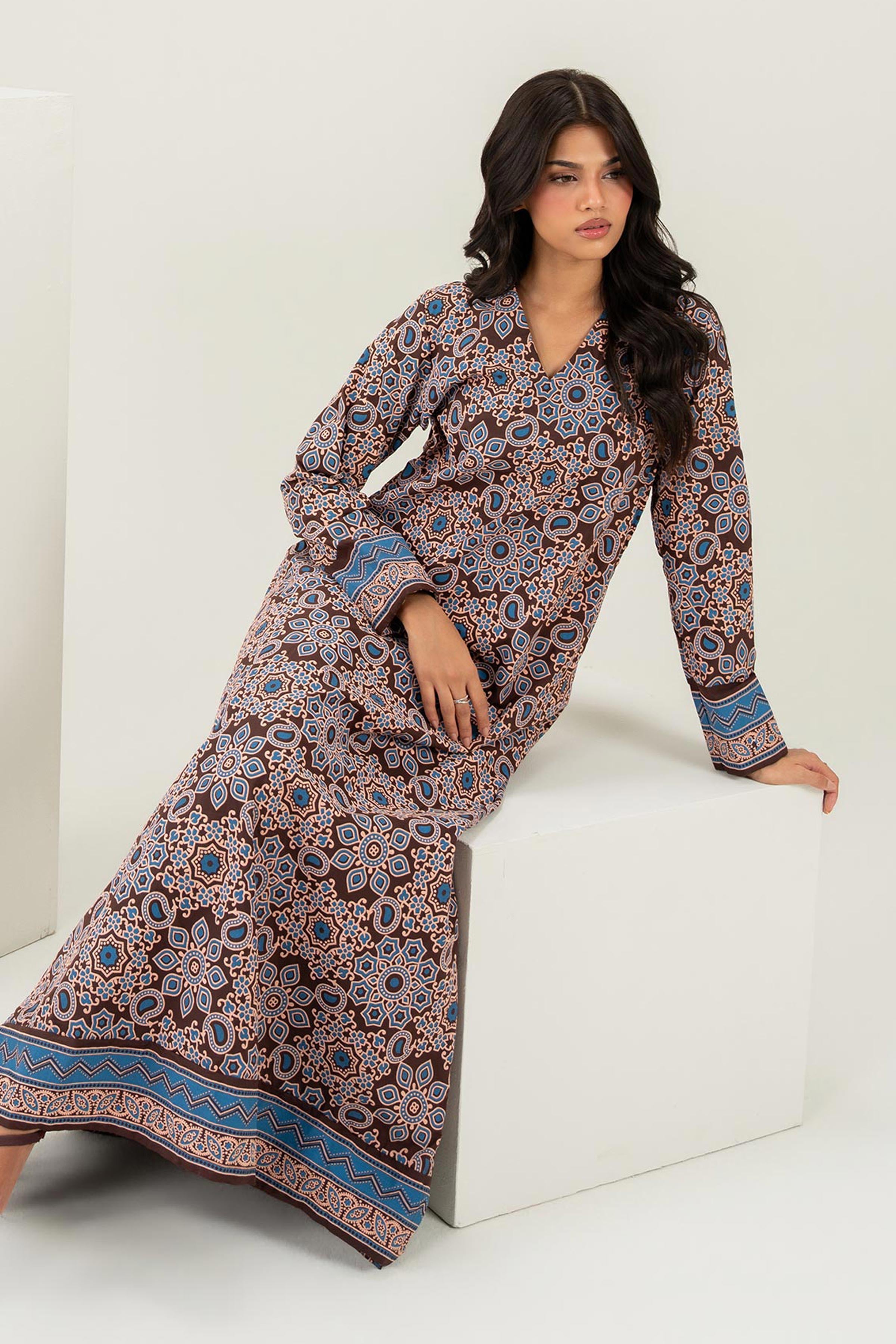 Printed Dress - FE26-117