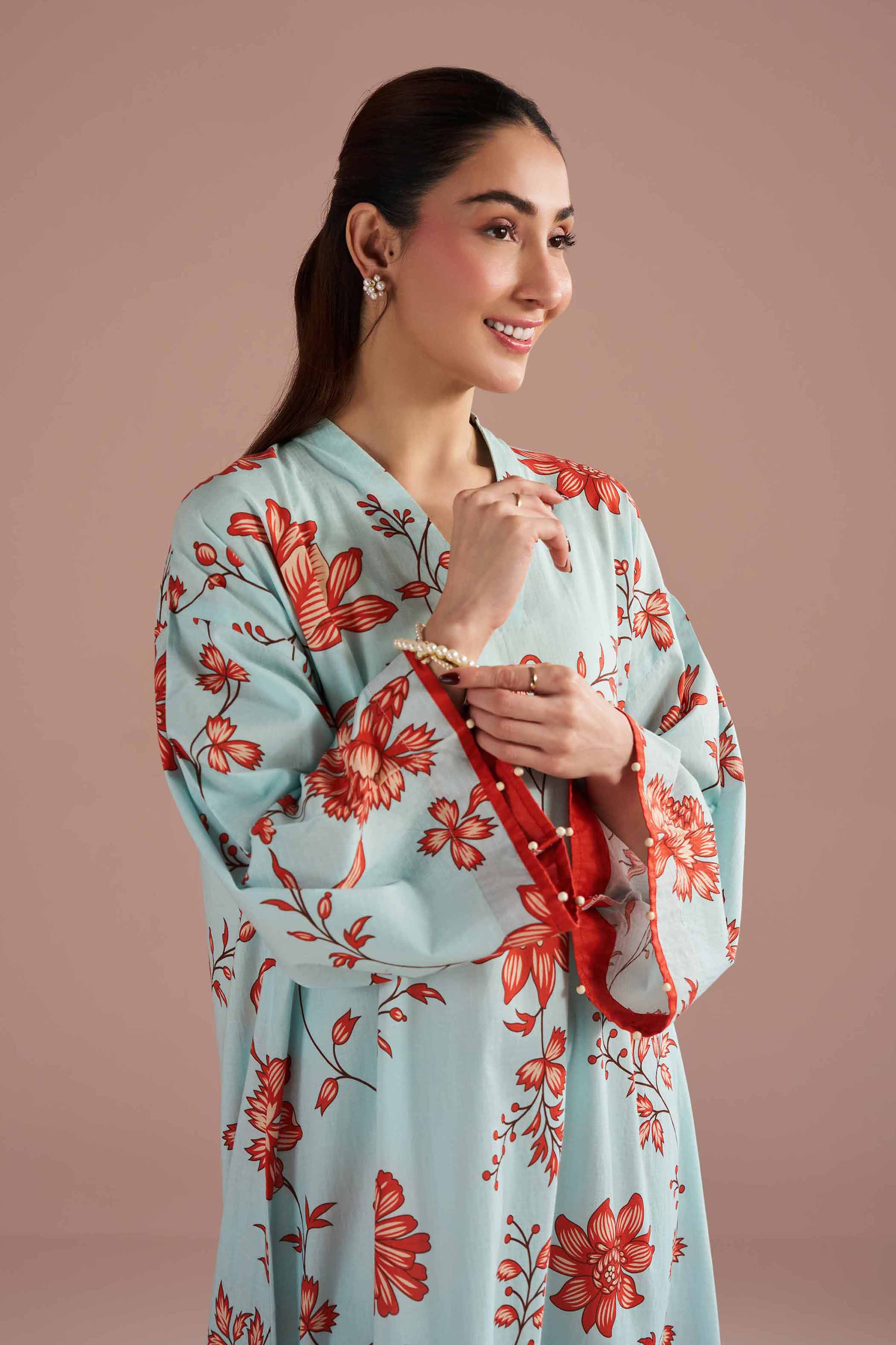 Printed Dress - FE26-26 for Women - Pret Collection | Nishat | Shop Online