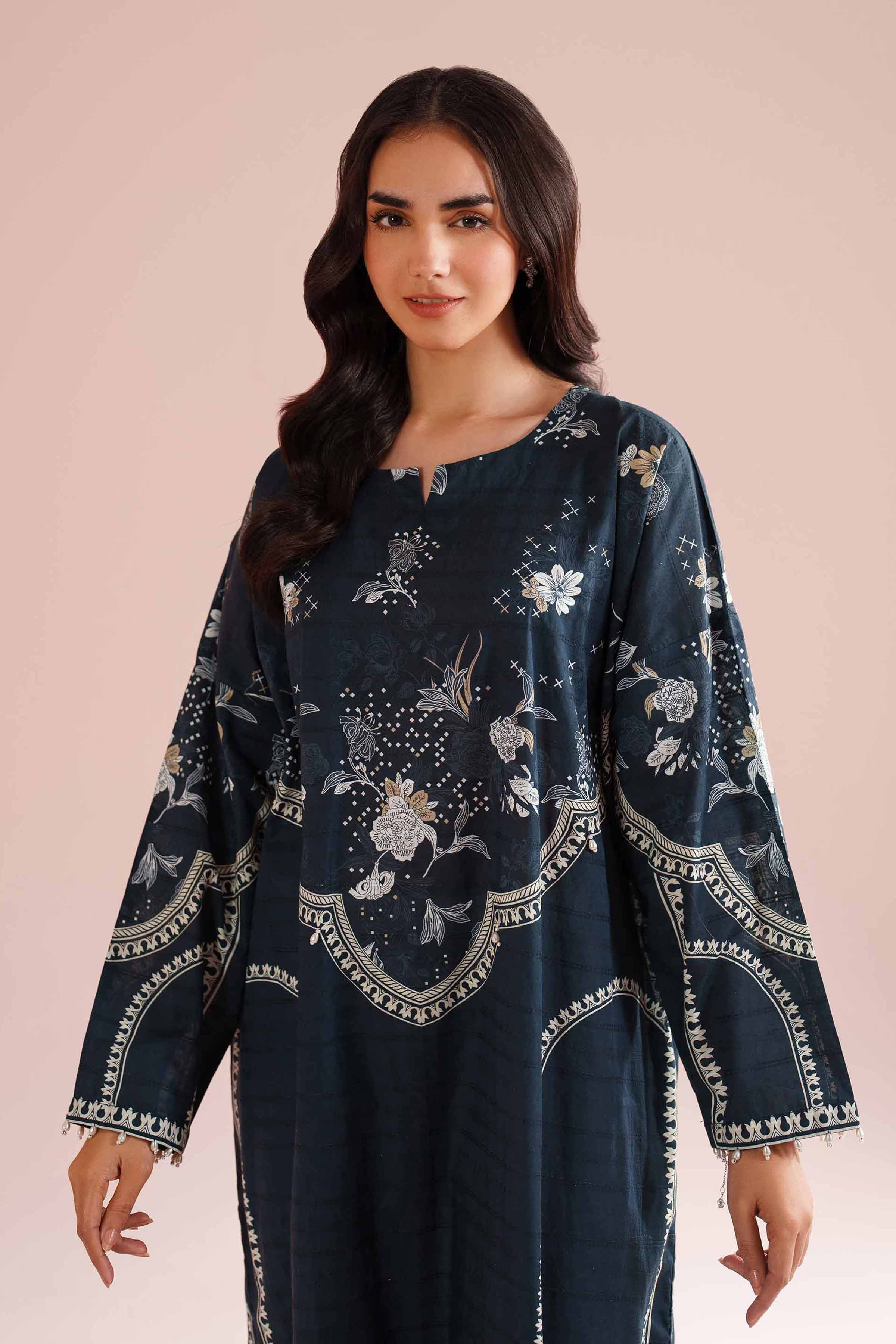 Printed Shirt - FE26-28 for Women - Pret Collection | Nishat | Shop Online