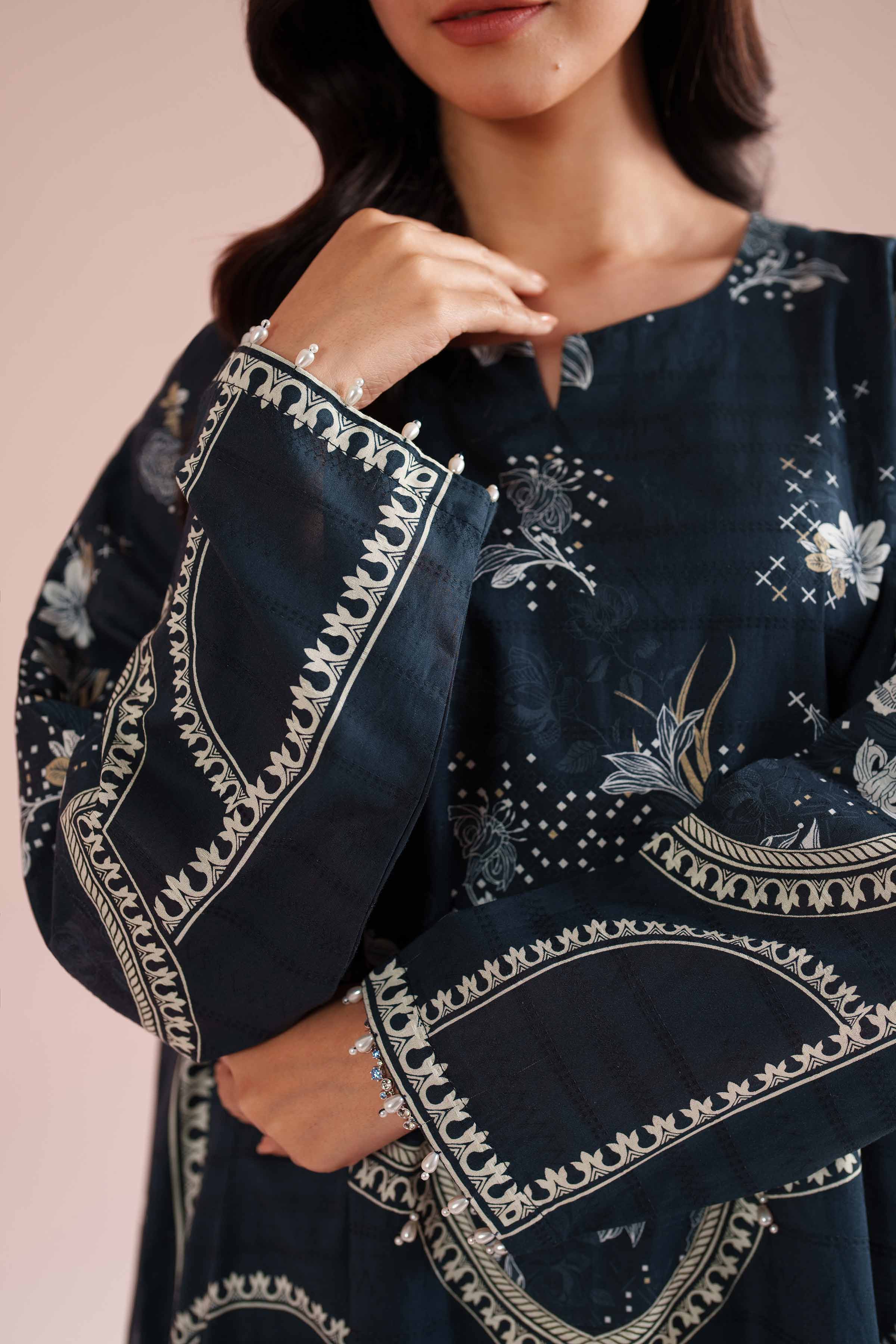 Printed Shirt - FE26-28 for Women - Pret Collection | Nishat | Shop Online