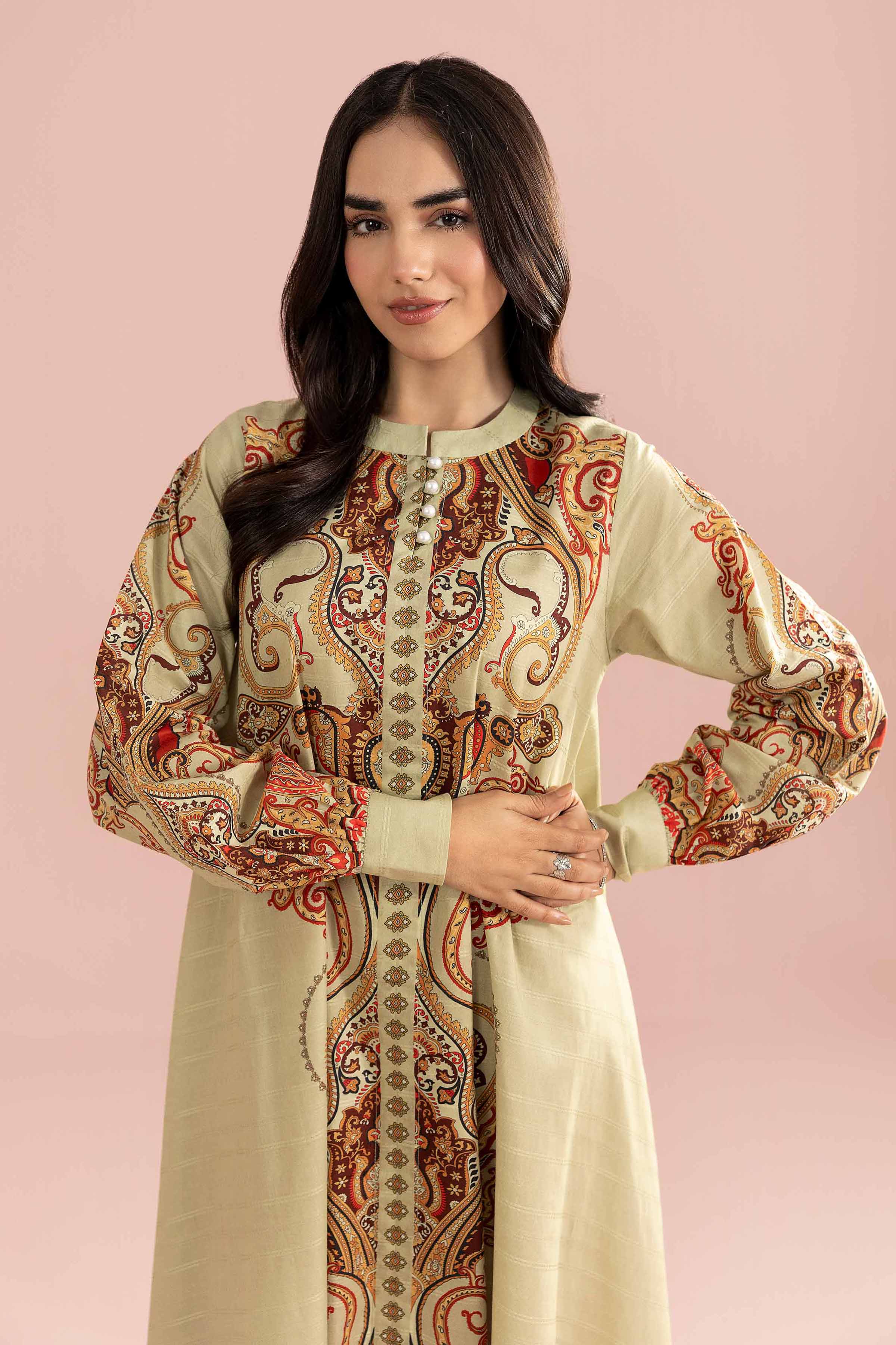 Printed Dress - FE26-45 for Women - Pret Collection | Nishat | Shop Online