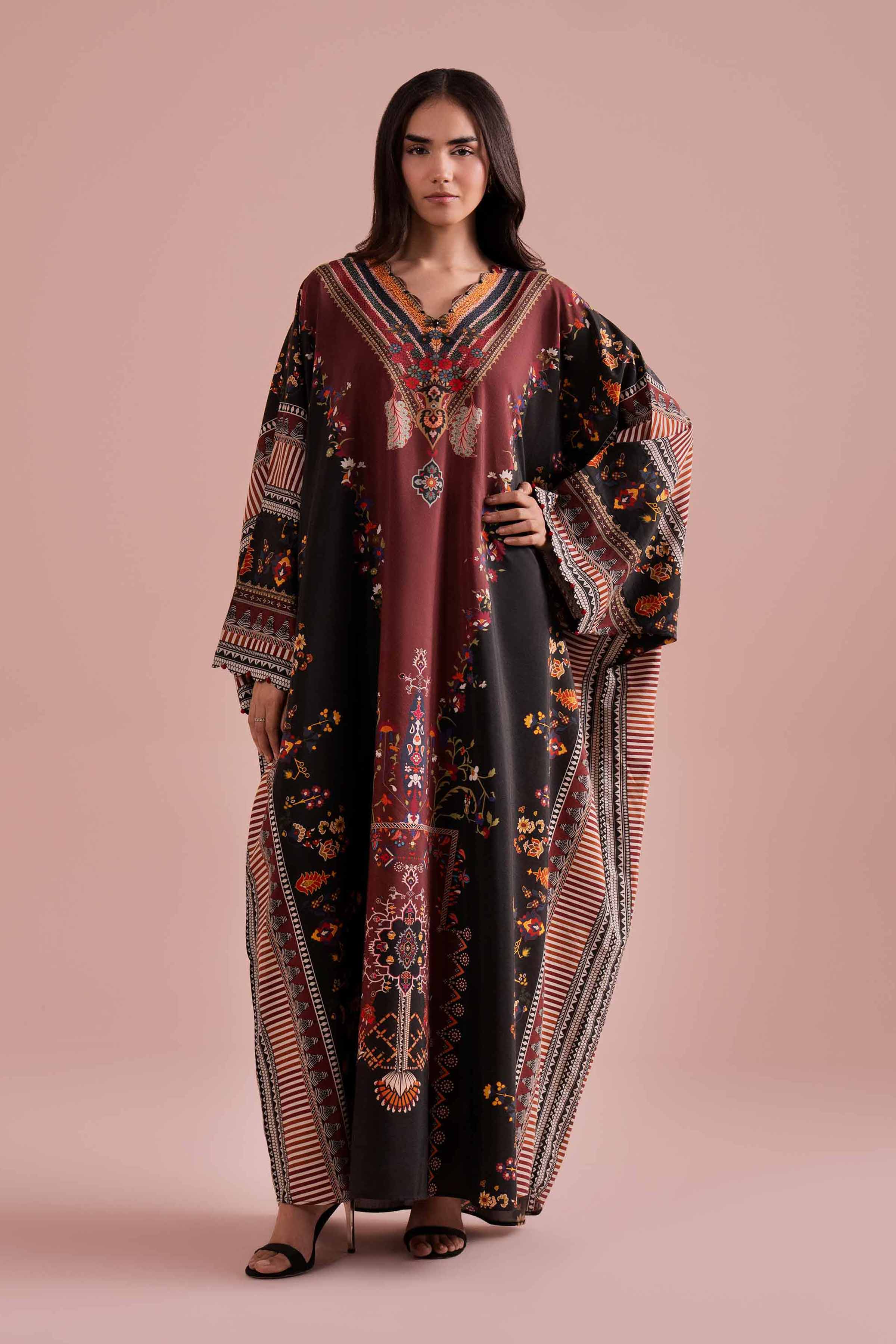 Printed Dress - FE26-67 for Women - Pret Collection | Nishat | Shop Online