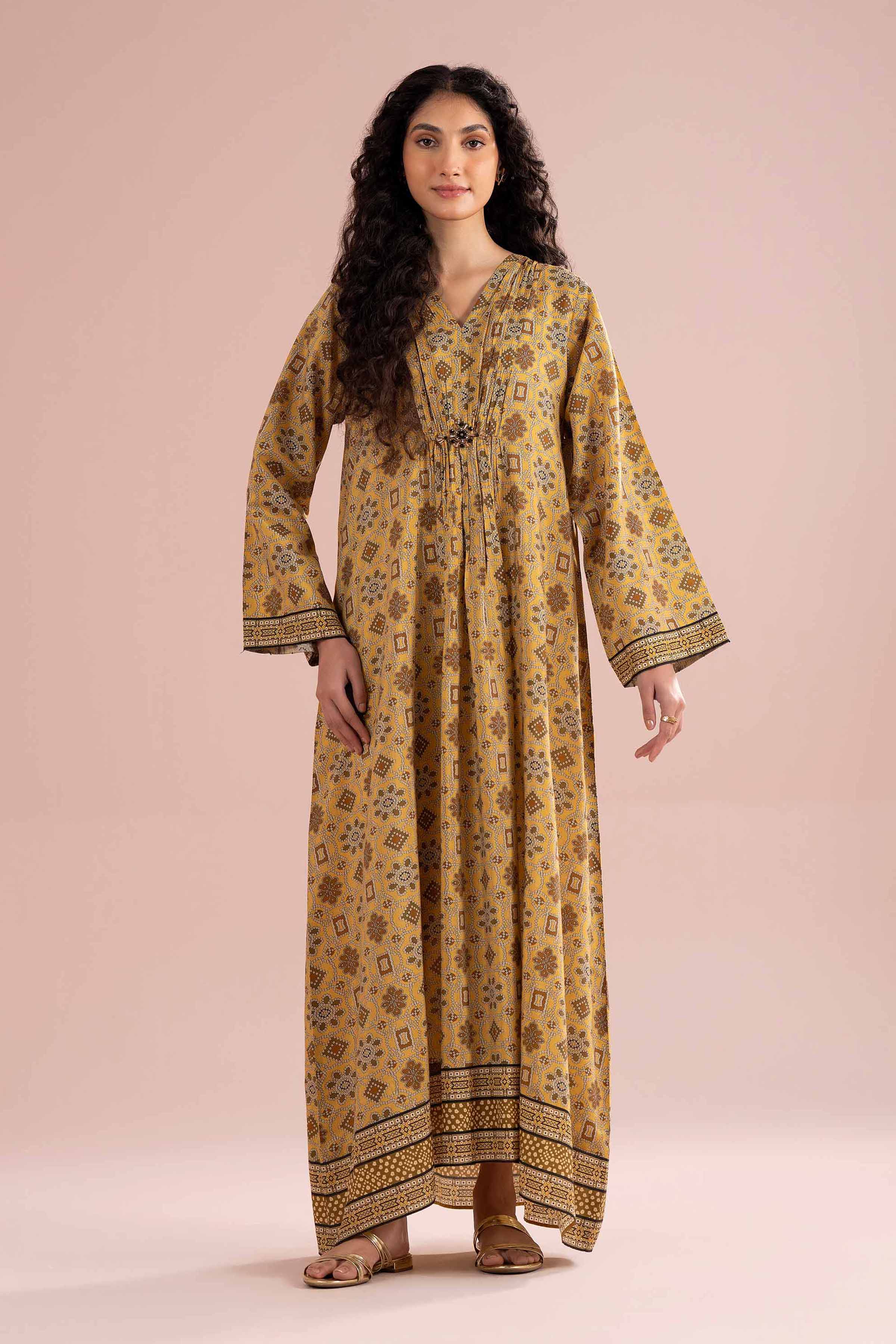 Printed Dress - FE26-73 for Women - Pret Collection | Nishat | Shop Online