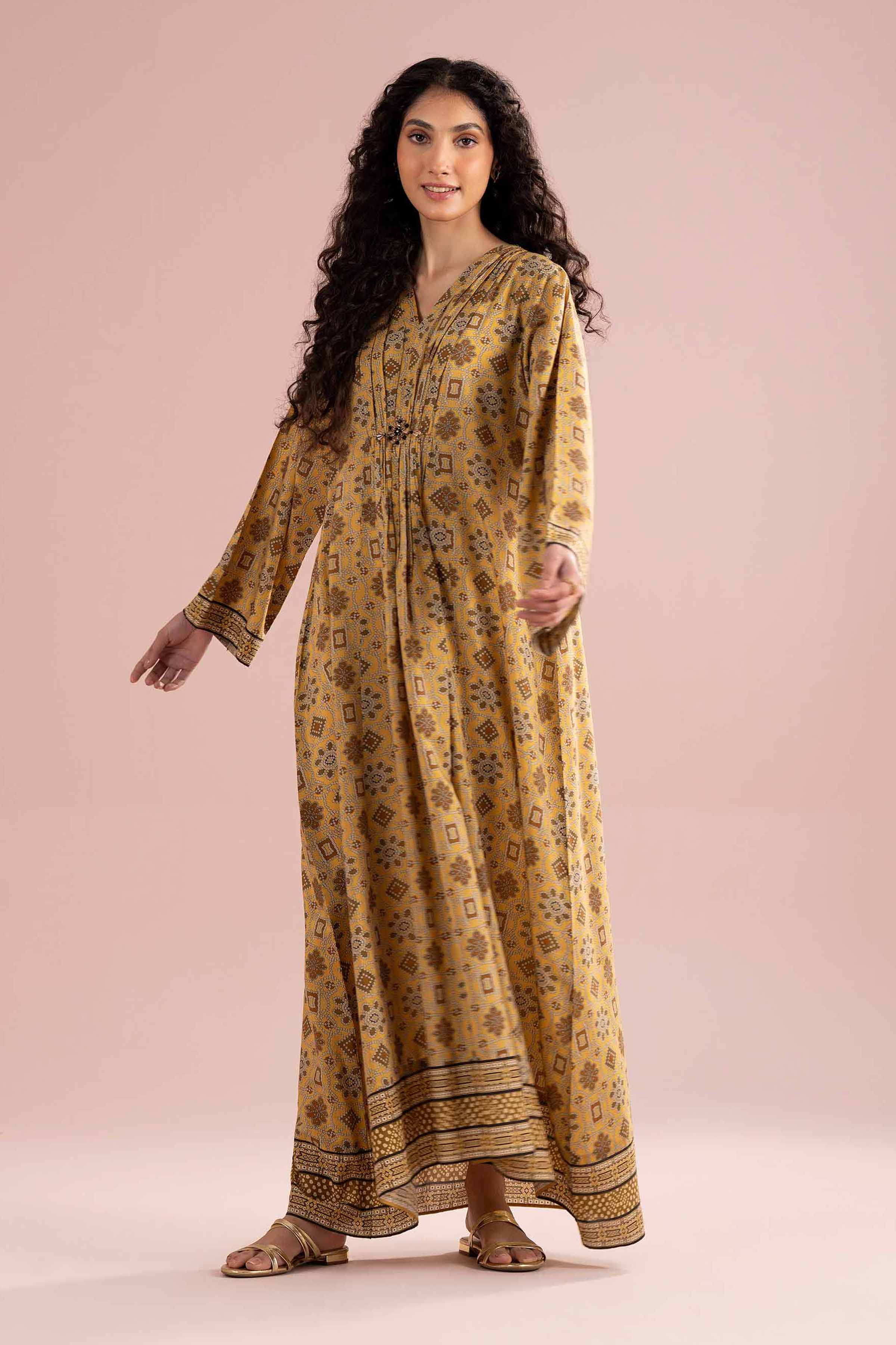 Printed Dress - FE26-73 for Women - Pret Collection | Nishat | Shop Online