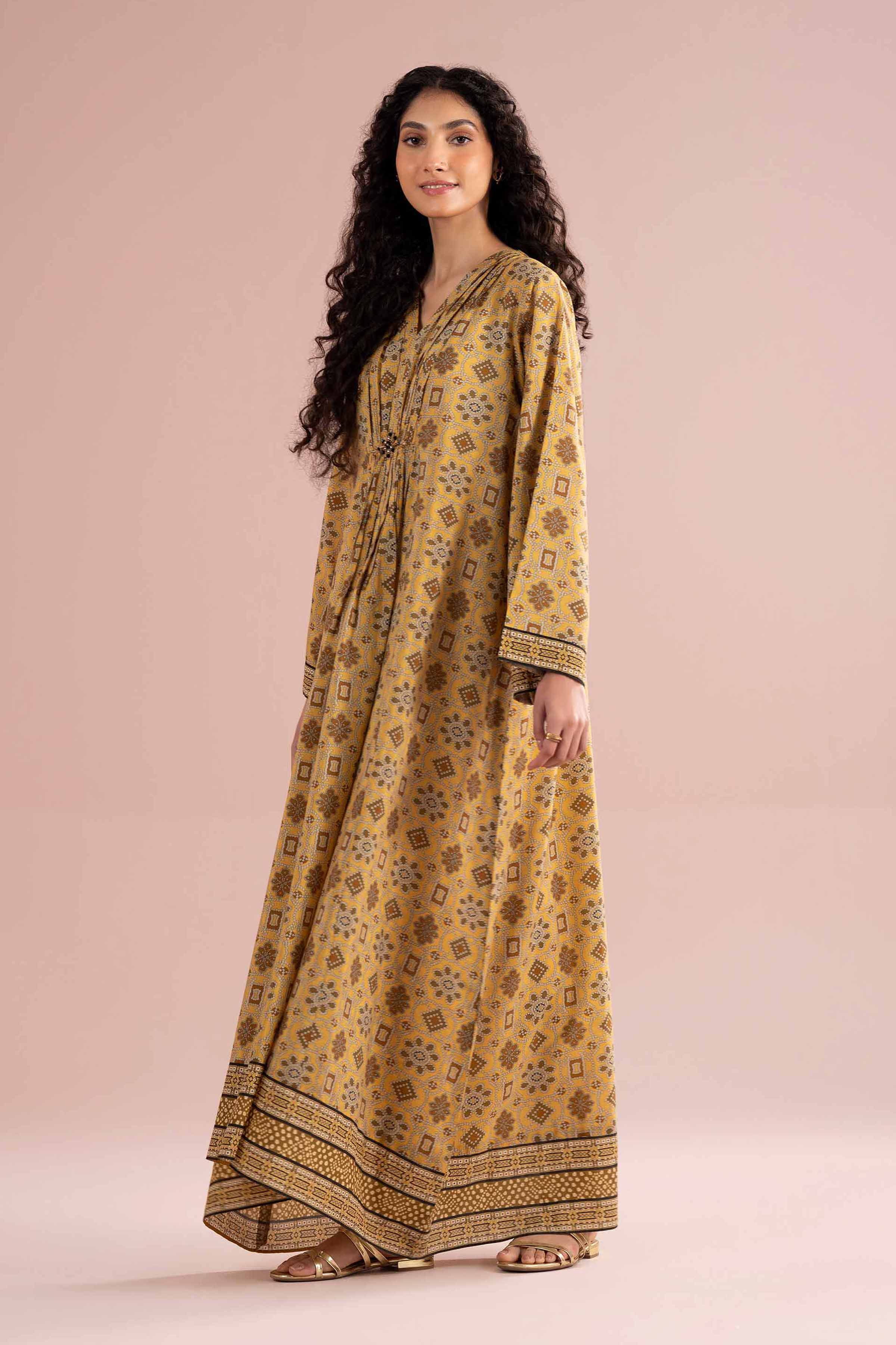 Printed Dress - FE26-73 for Women - Pret Collection | Nishat | Shop Online