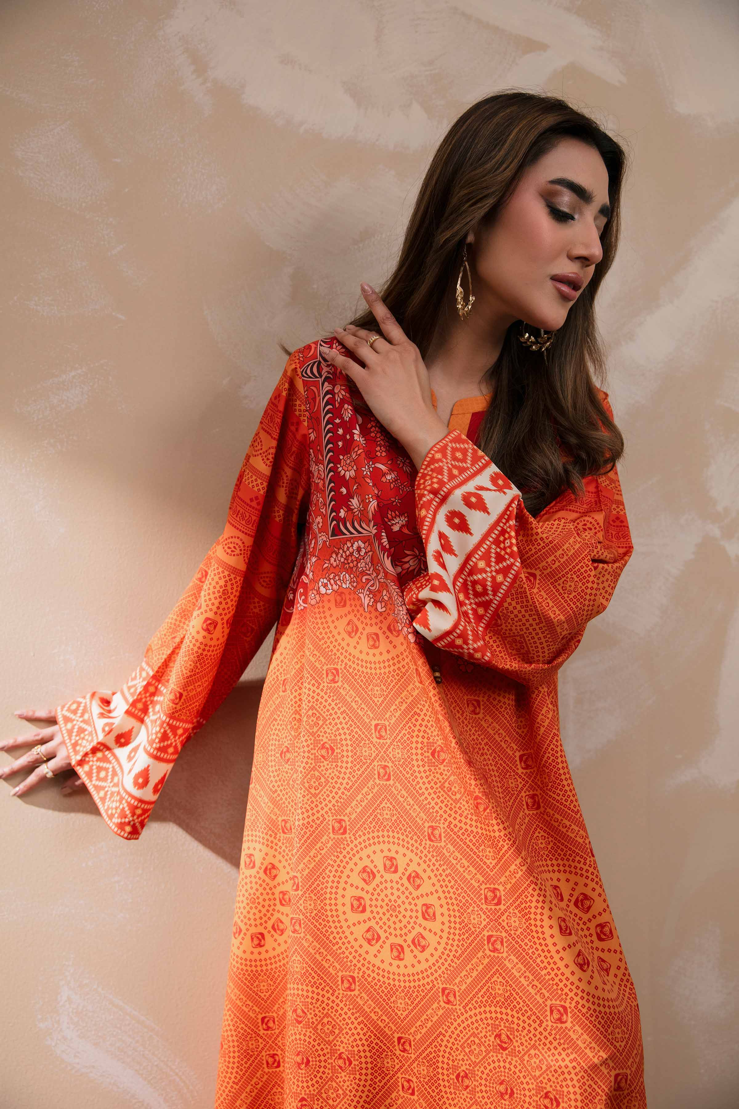Printed Long Dress - FS24-31