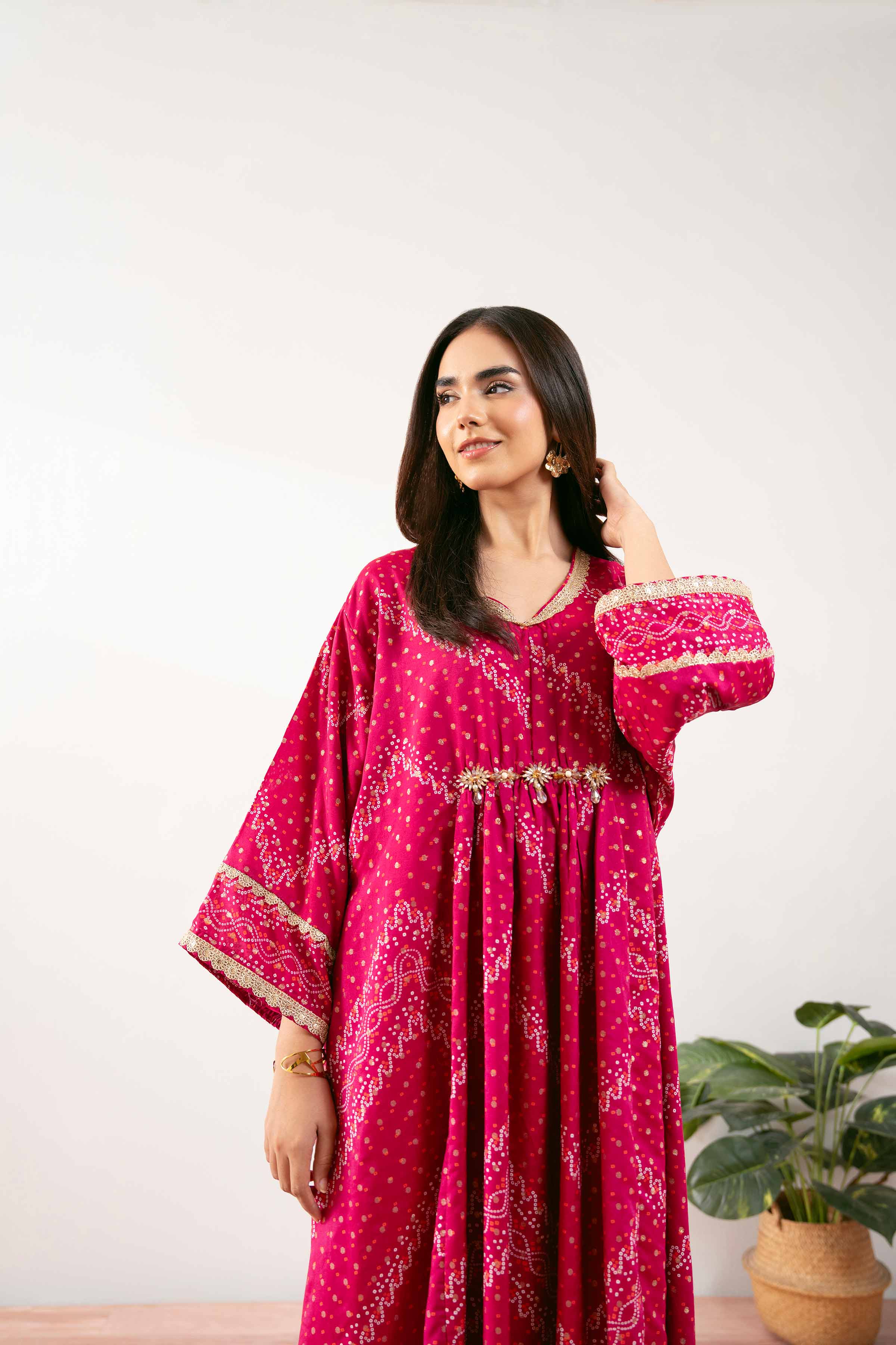 1 Piece - Printed Dress - FS25-20 - for Women - Pret Collection | Nishat | Shop Online