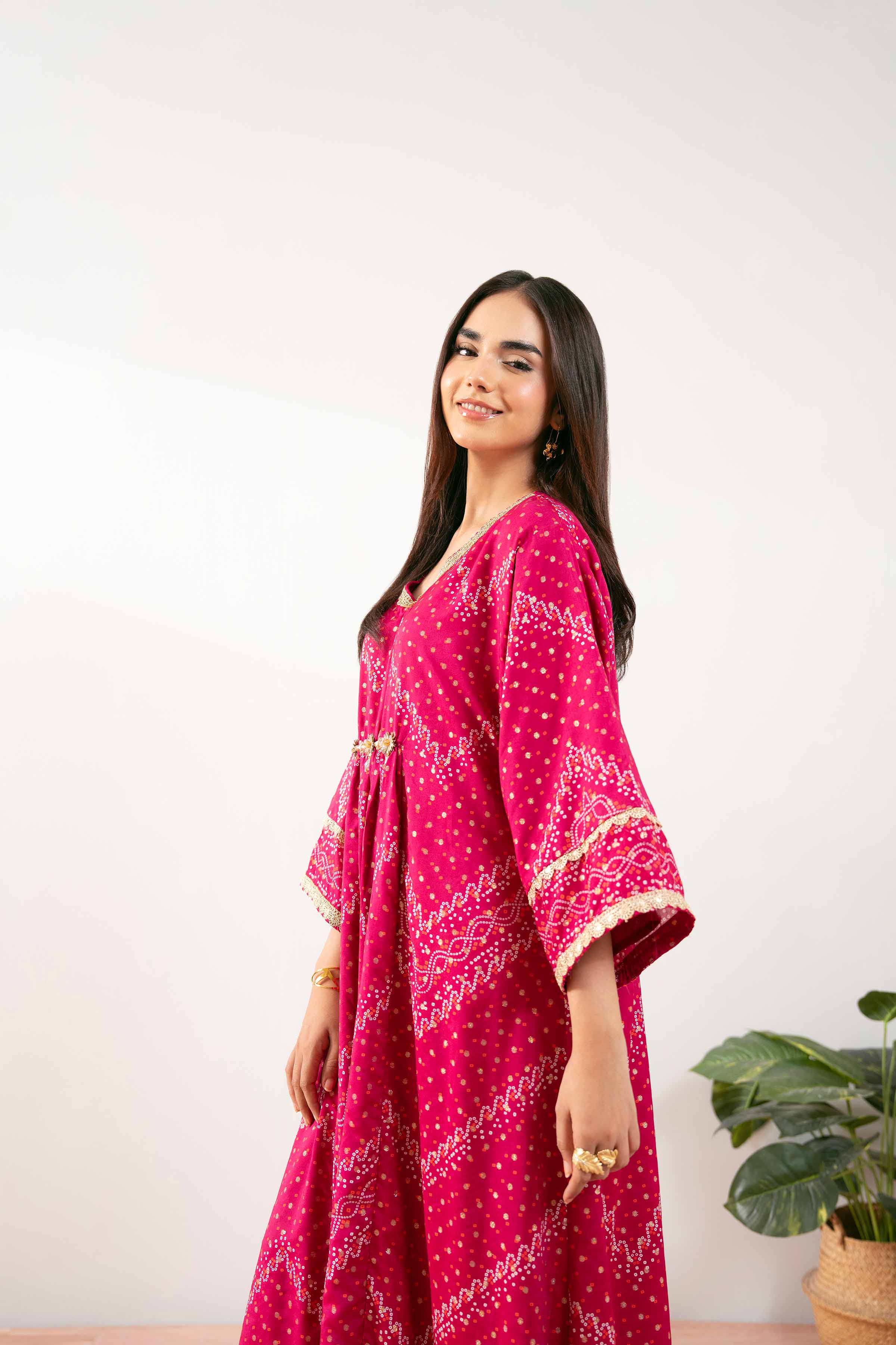 1 Piece - Printed Dress - FS25-20 - for Women - Pret Collection | Nishat | Shop Online