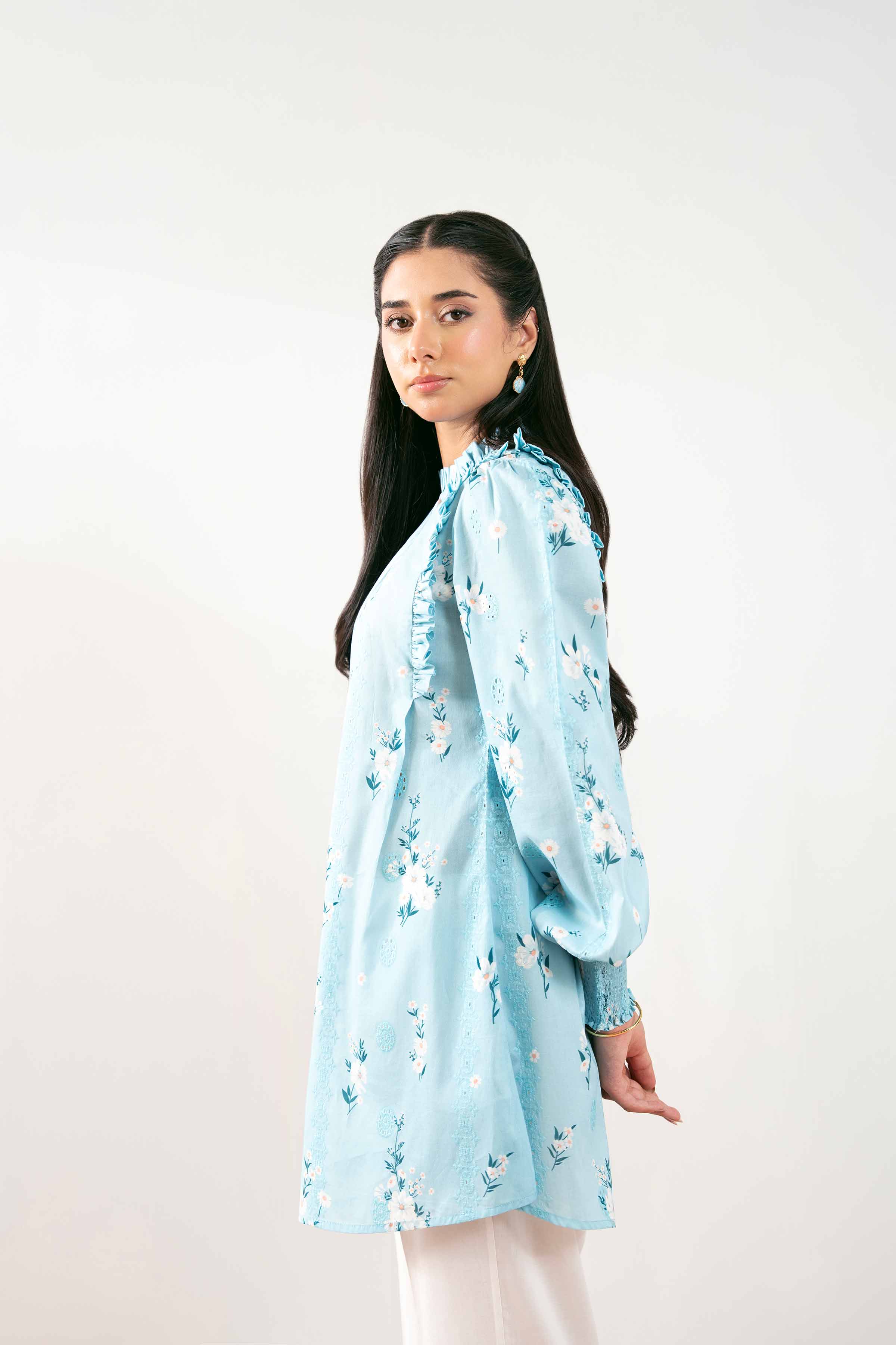 1 Piece - Printed Tunic - FS25-28 - for Women - Pret Collection | Nishat | Shop Online