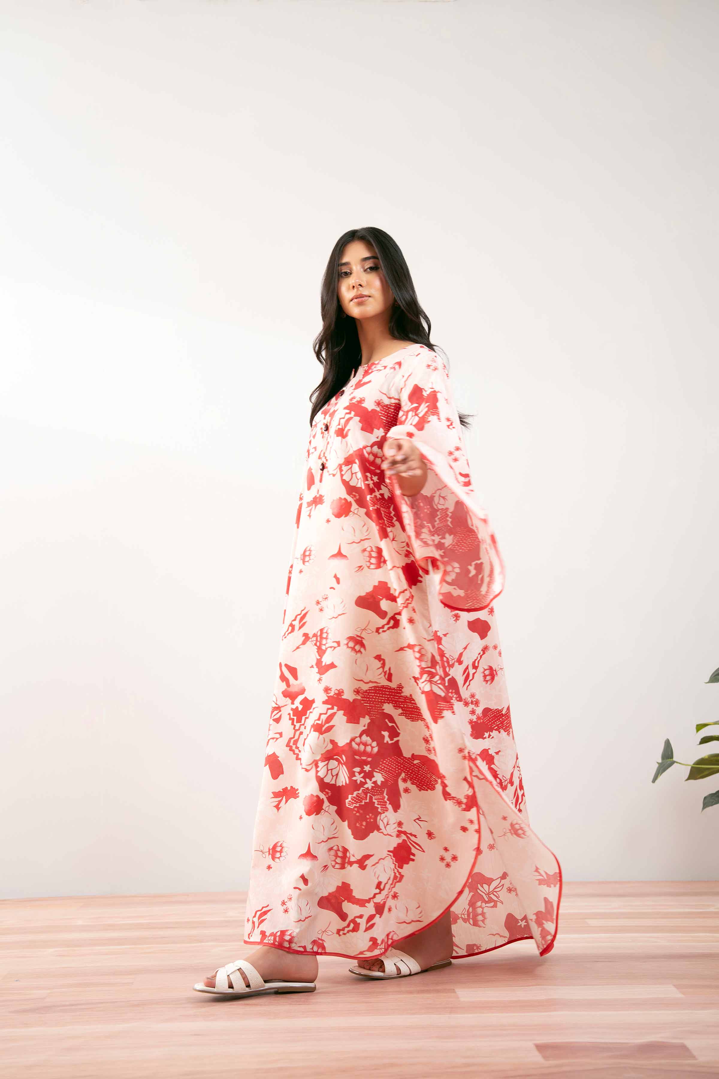 1 Piece - Printed Shirt - FS25-31 - for Women - Pret Collection | Nishat | Shop Online