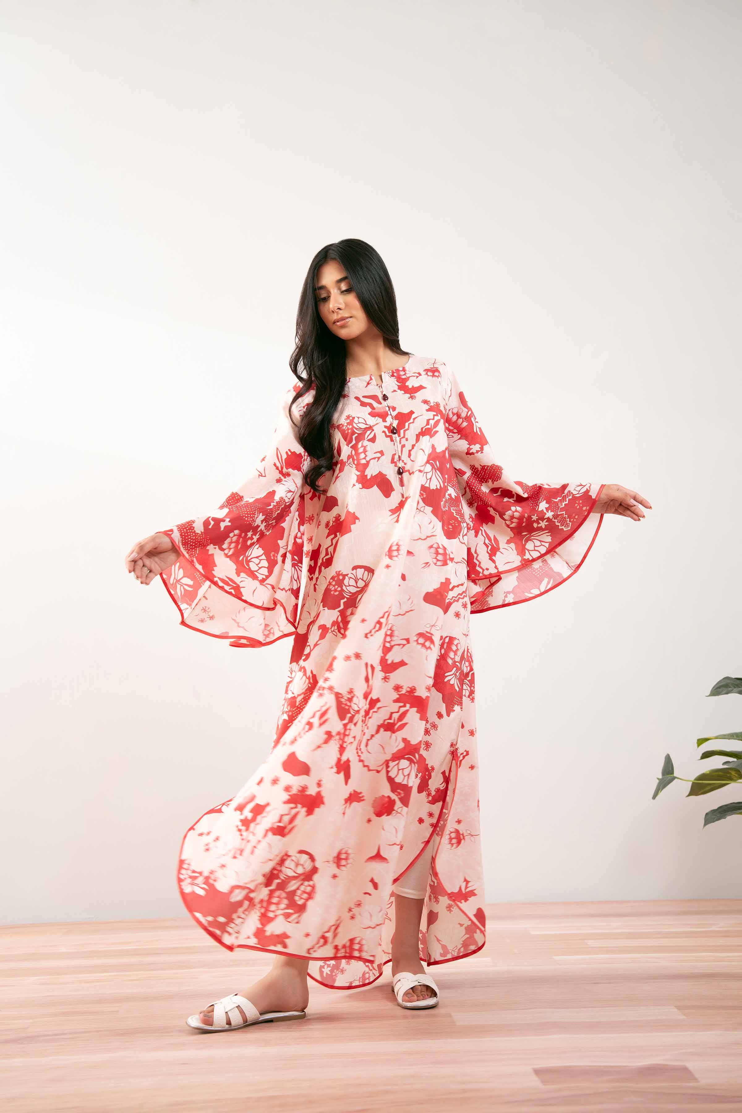 1 Piece - Printed Shirt - FS25-31 - for Women - Pret Collection | Nishat | Shop Online