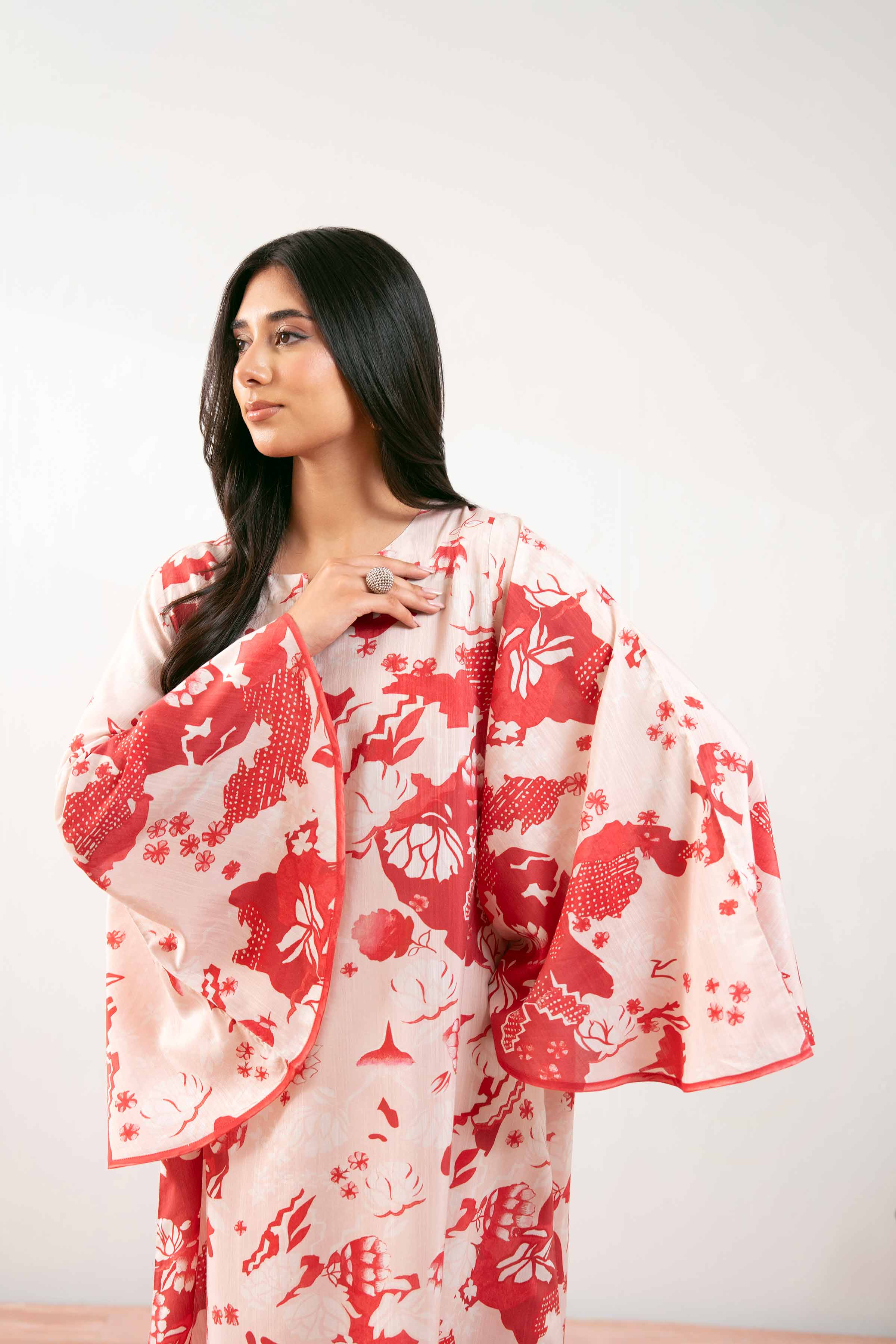 1 Piece - Printed Shirt - FS25-31 - for Women - Pret Collection | Nishat | Shop Online