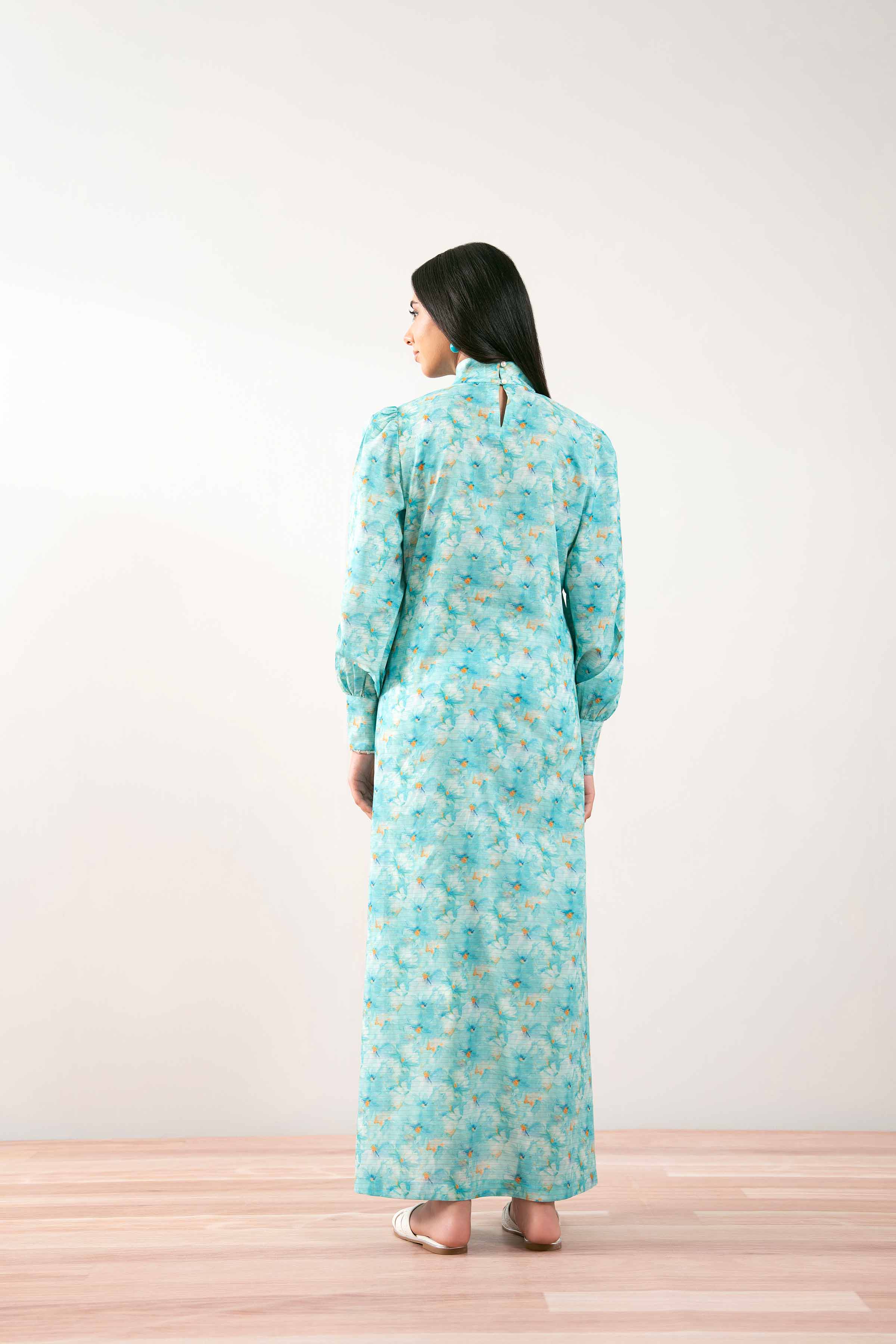 1 Piece - Printed Dress - FS25-33 - for Women - Pret Collection | Nishat | Shop Online