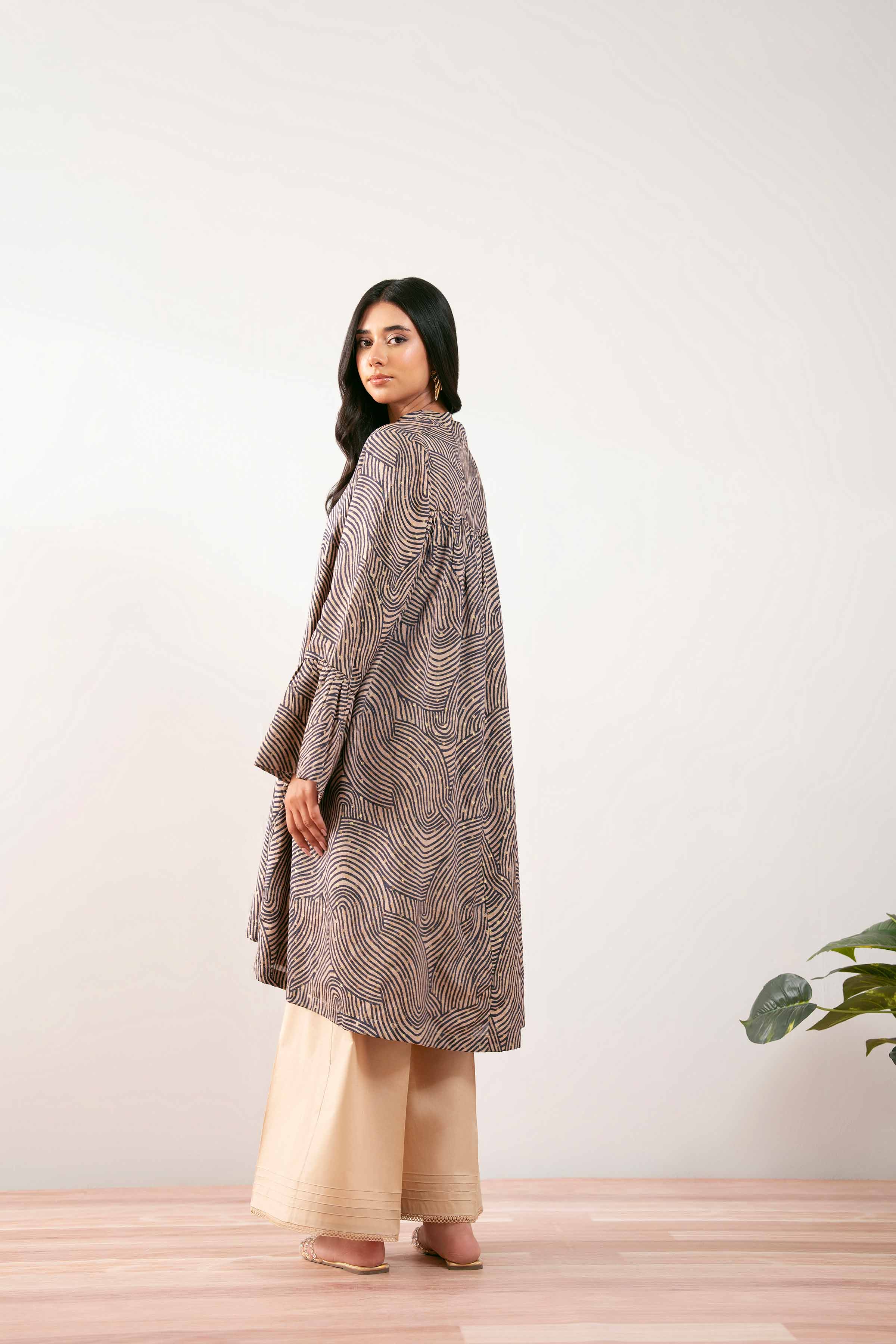 1 Piece - Printed Tunic - FS25-36 - for Women - Pret Collection | Nishat | Shop Online
