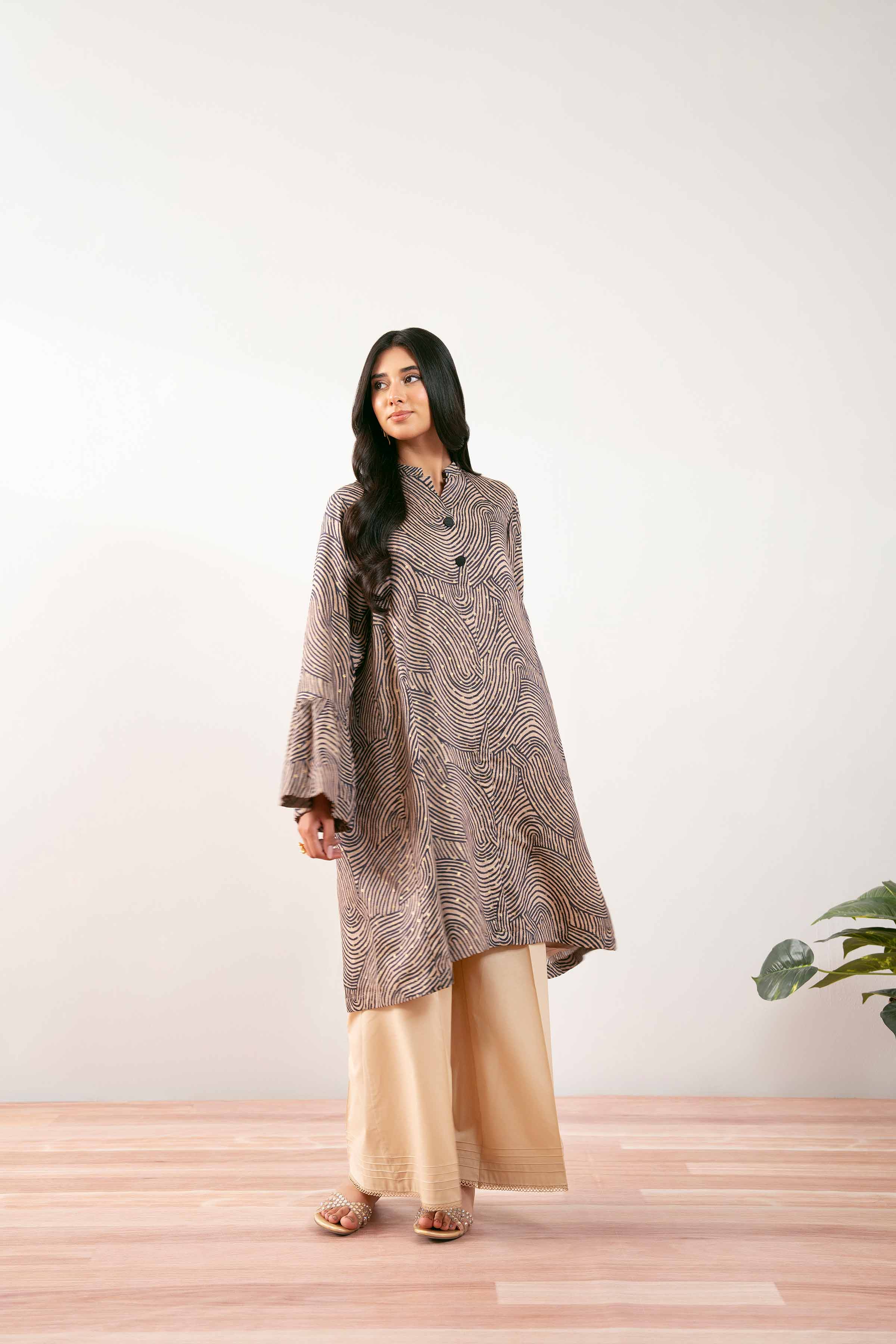 1 Piece - Printed Tunic - FS25-36 - for Women - Pret Collection | Nishat | Shop Online