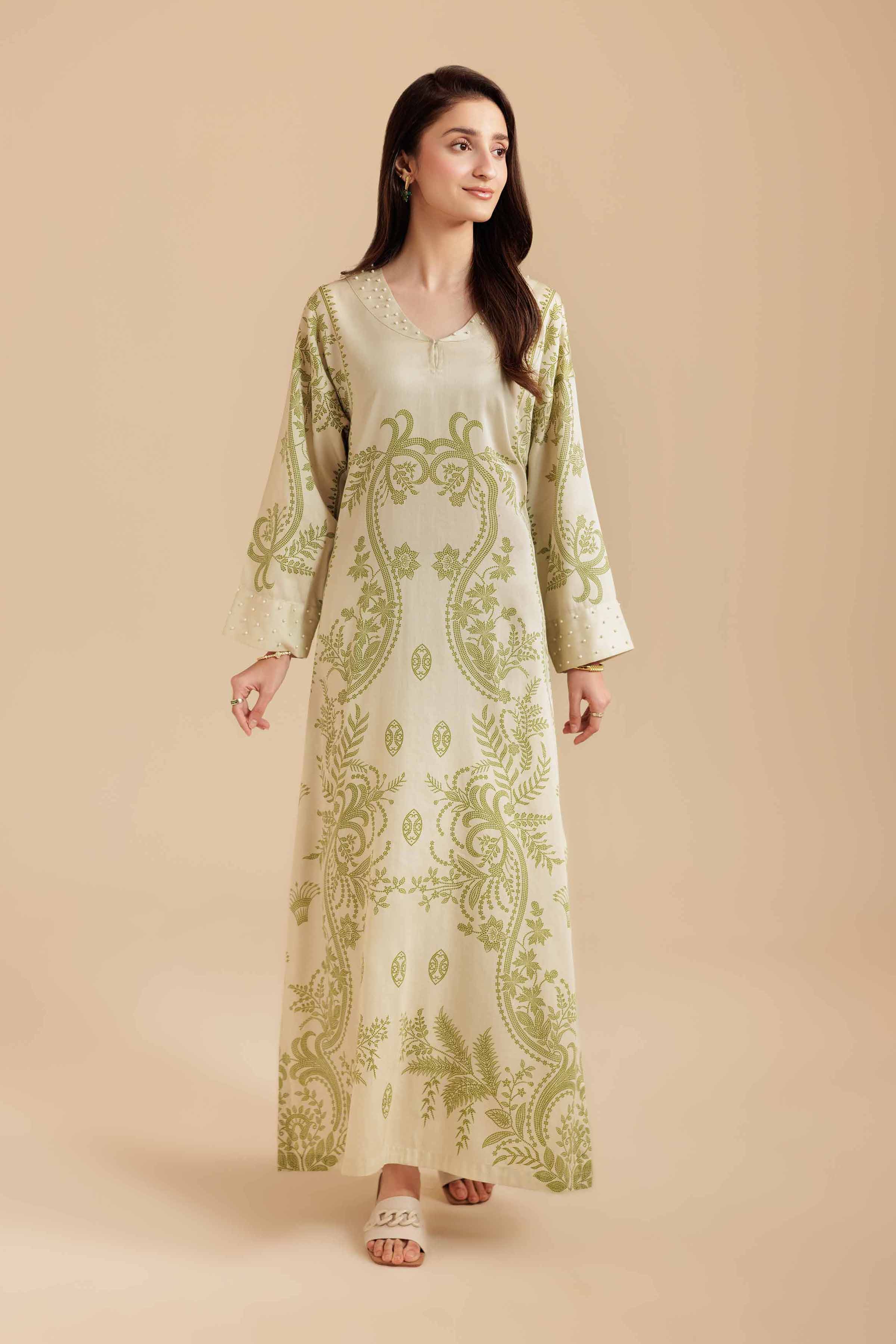 Printed Shirt - FS25-51 for Women - Pret Collection | Nishat | Shop Online