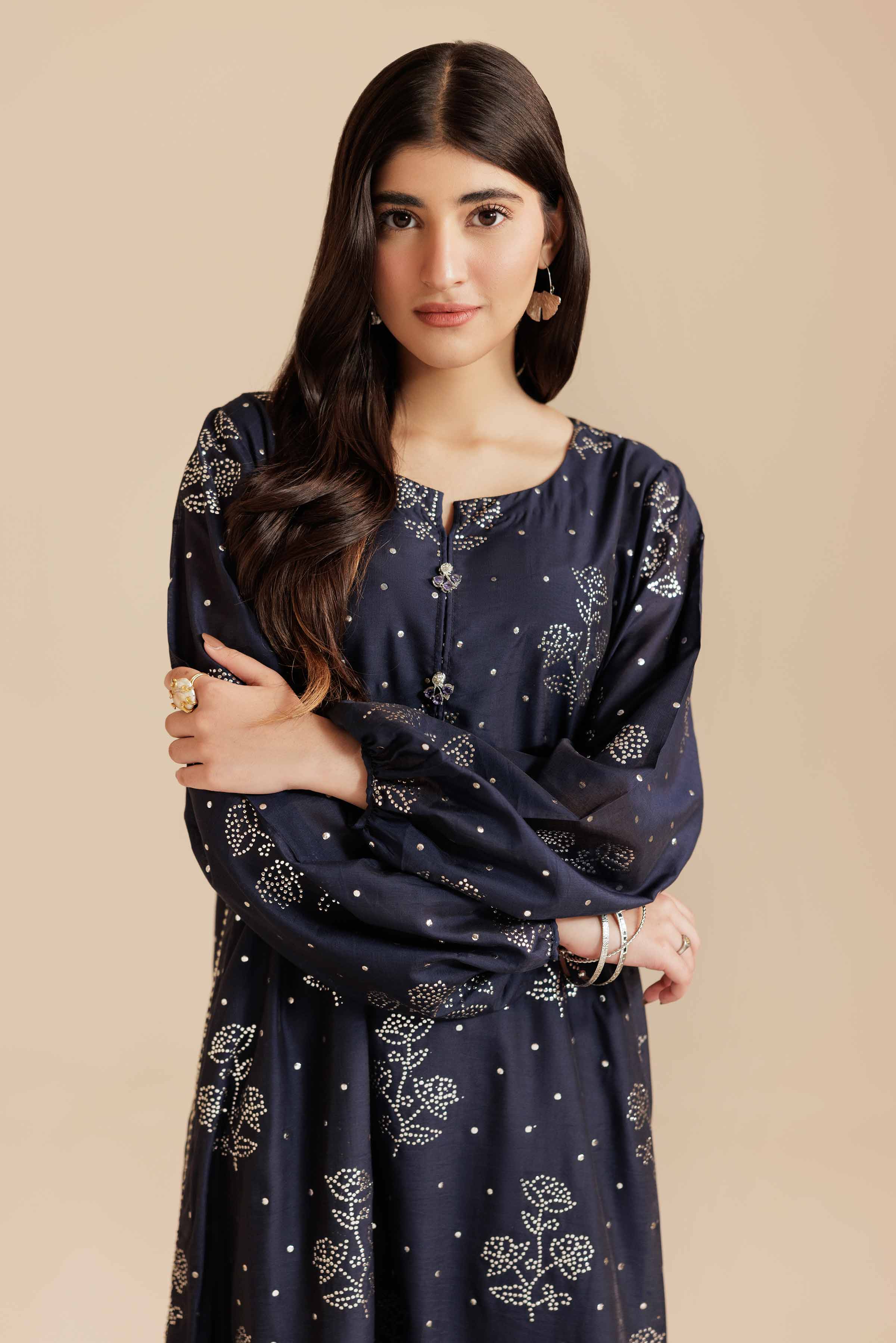 Basic Shirt - FS25-61 for Women - Pret Collection | Nishat | Shop Online