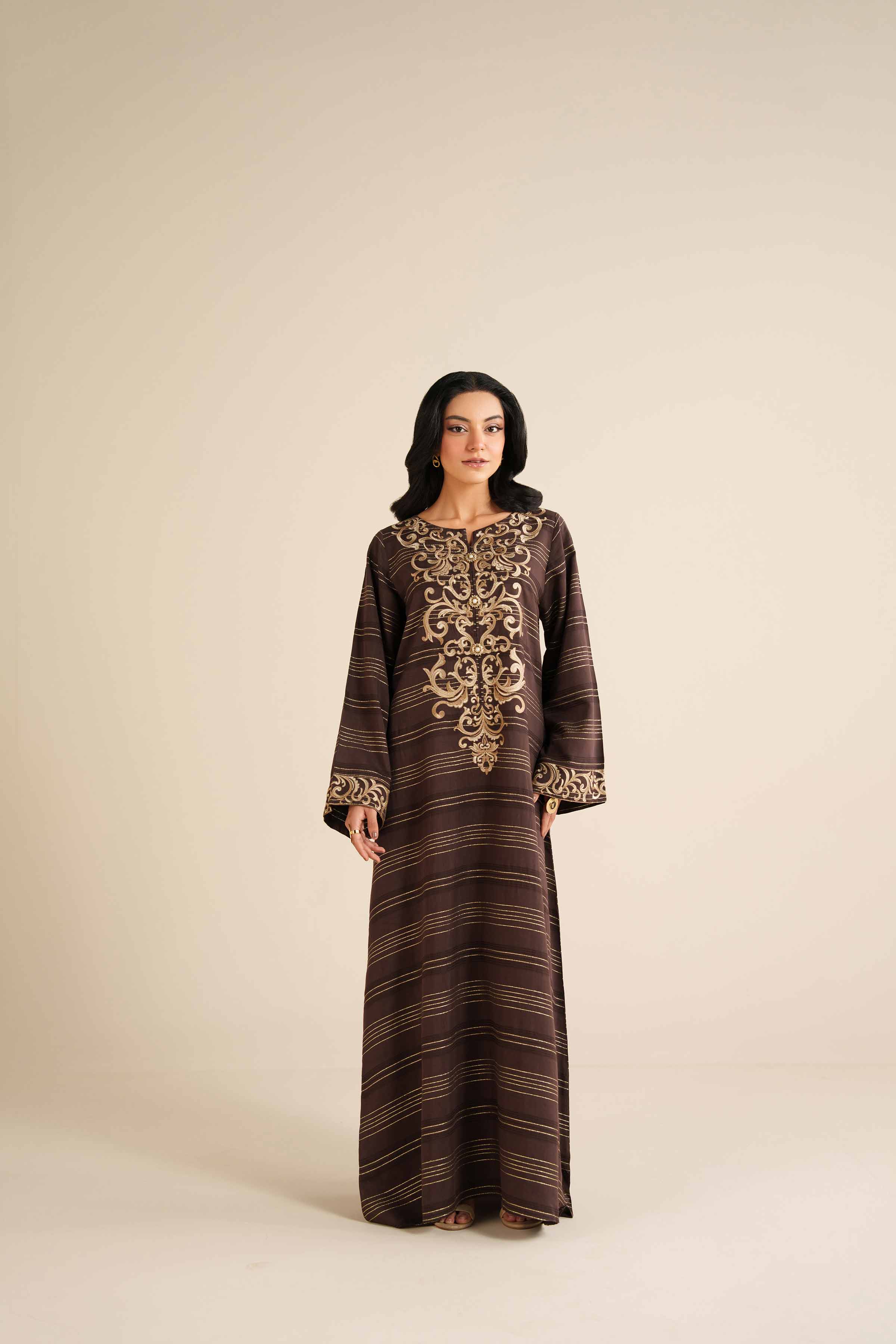 Embroidered Dress - FS25-68 for Women - Pret Collection | Nishat | Shop Online